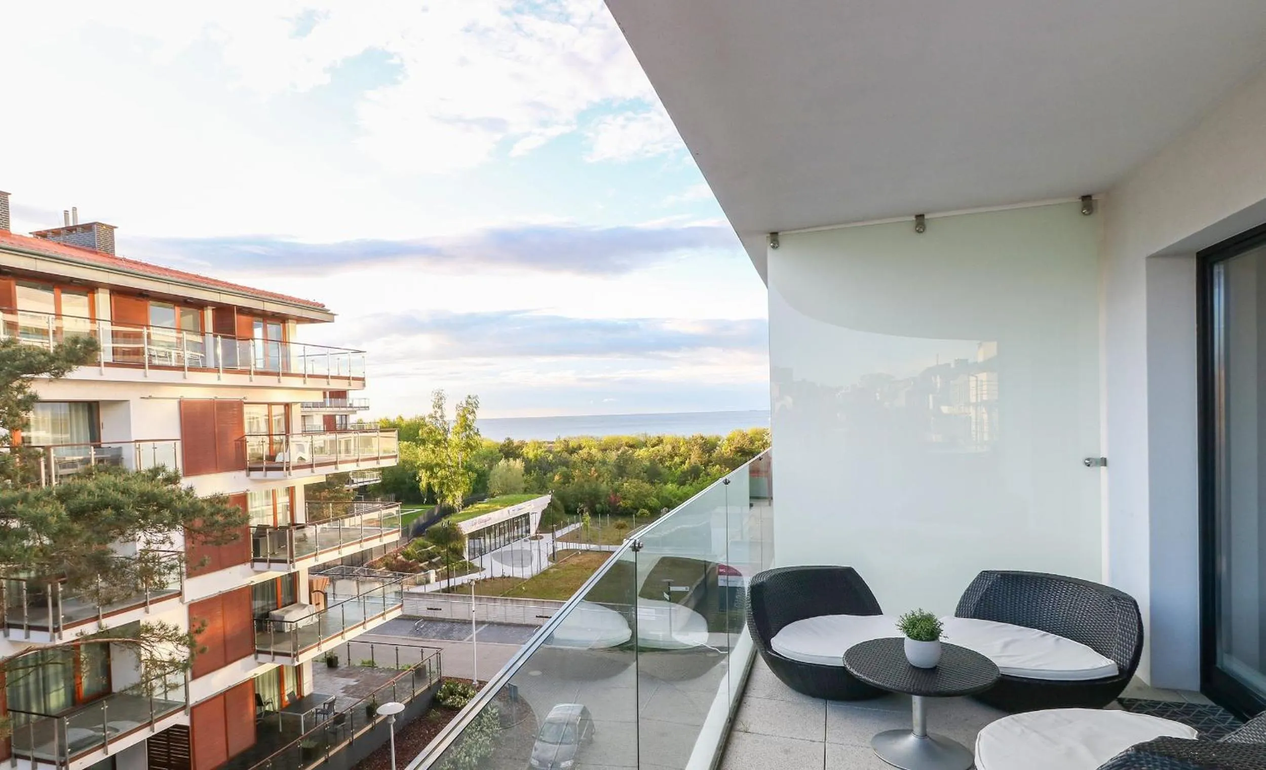 Balcony/Terrace in Baltic Park Molo by Baltic Home