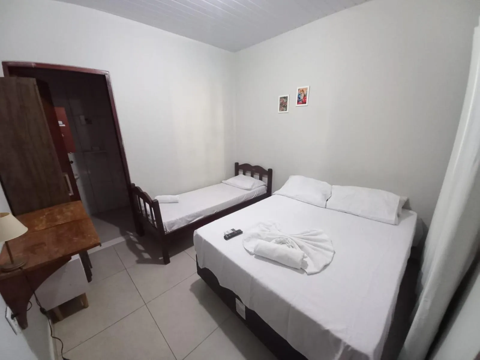 Bed in Pousada Rio Bonito