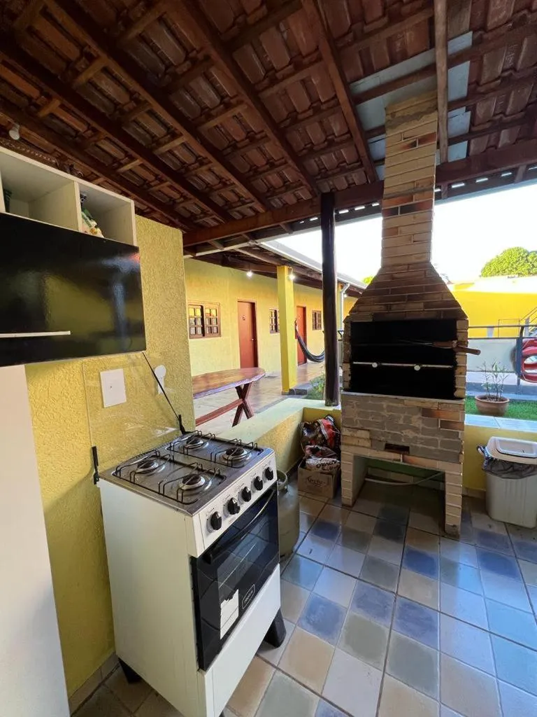 BBQ facilities in Pousada Rio Bonito