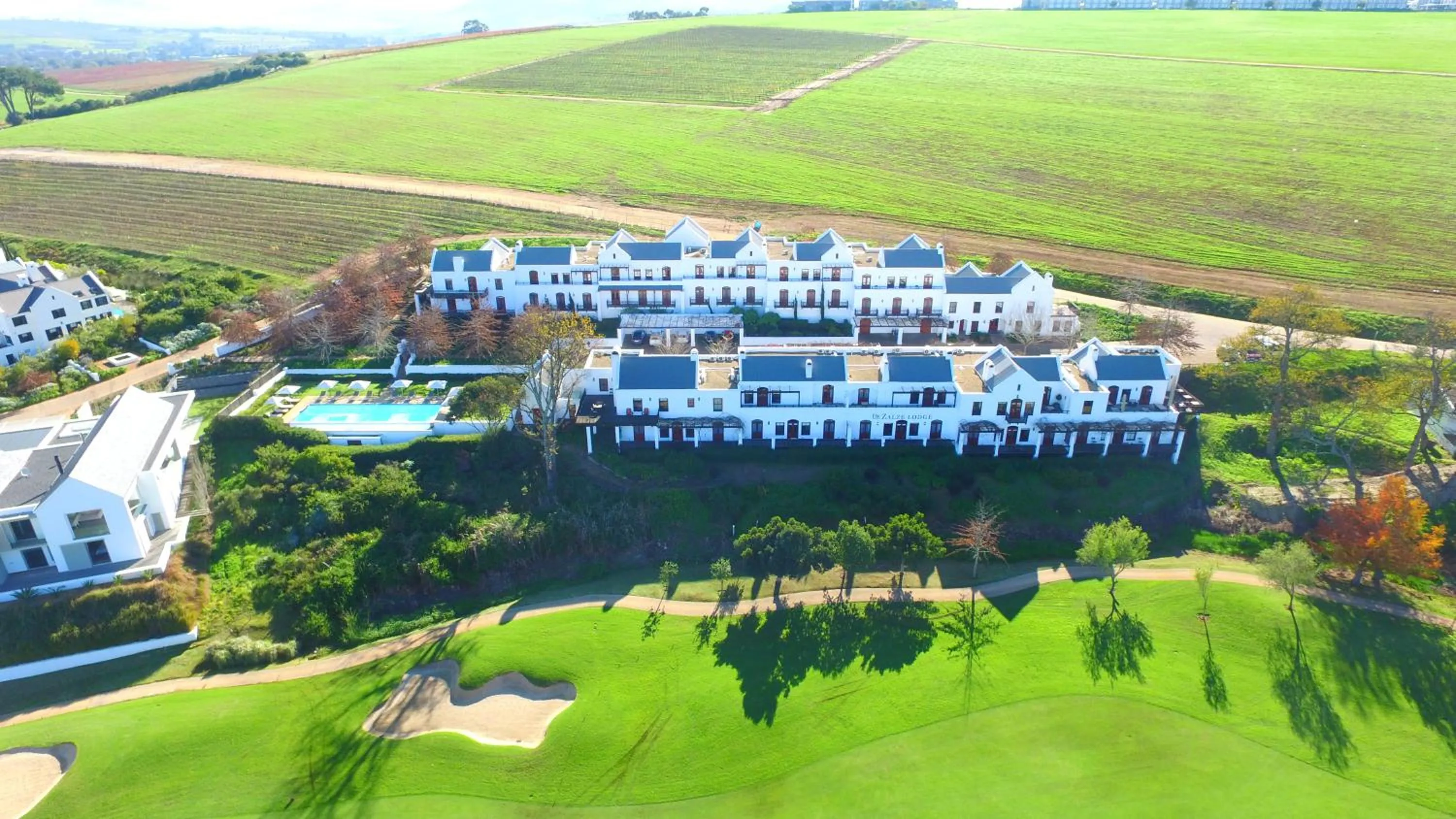 Bird's eye view in De Zalze Lodge