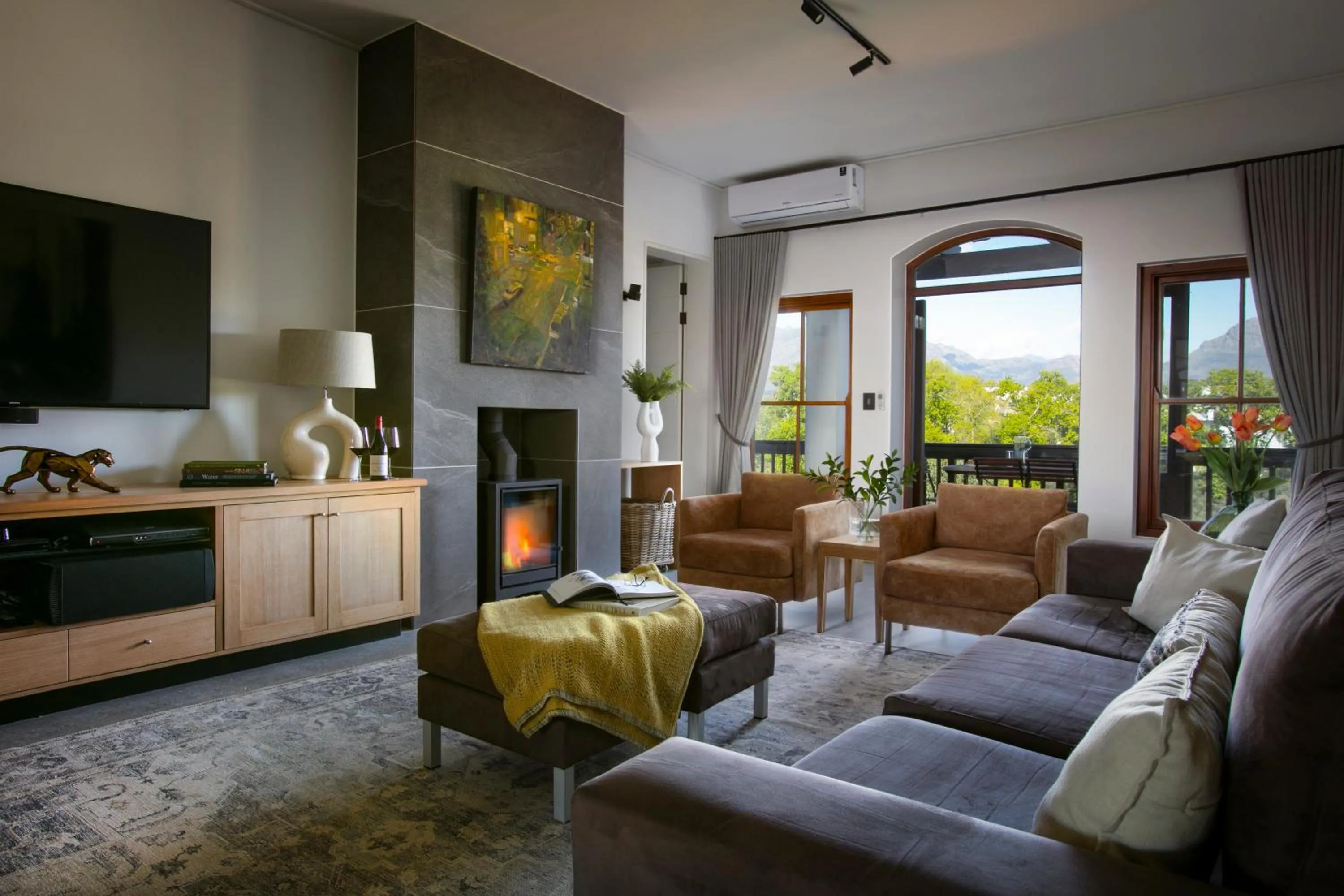 Living room in De Zalze Lodge