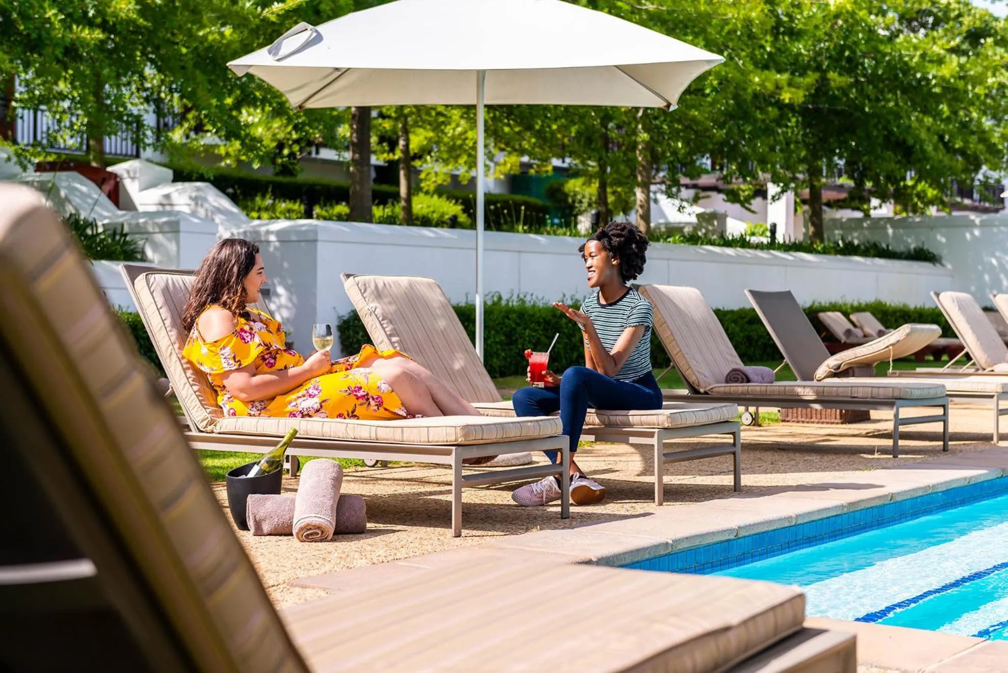 Swimming pool in De Zalze Lodge