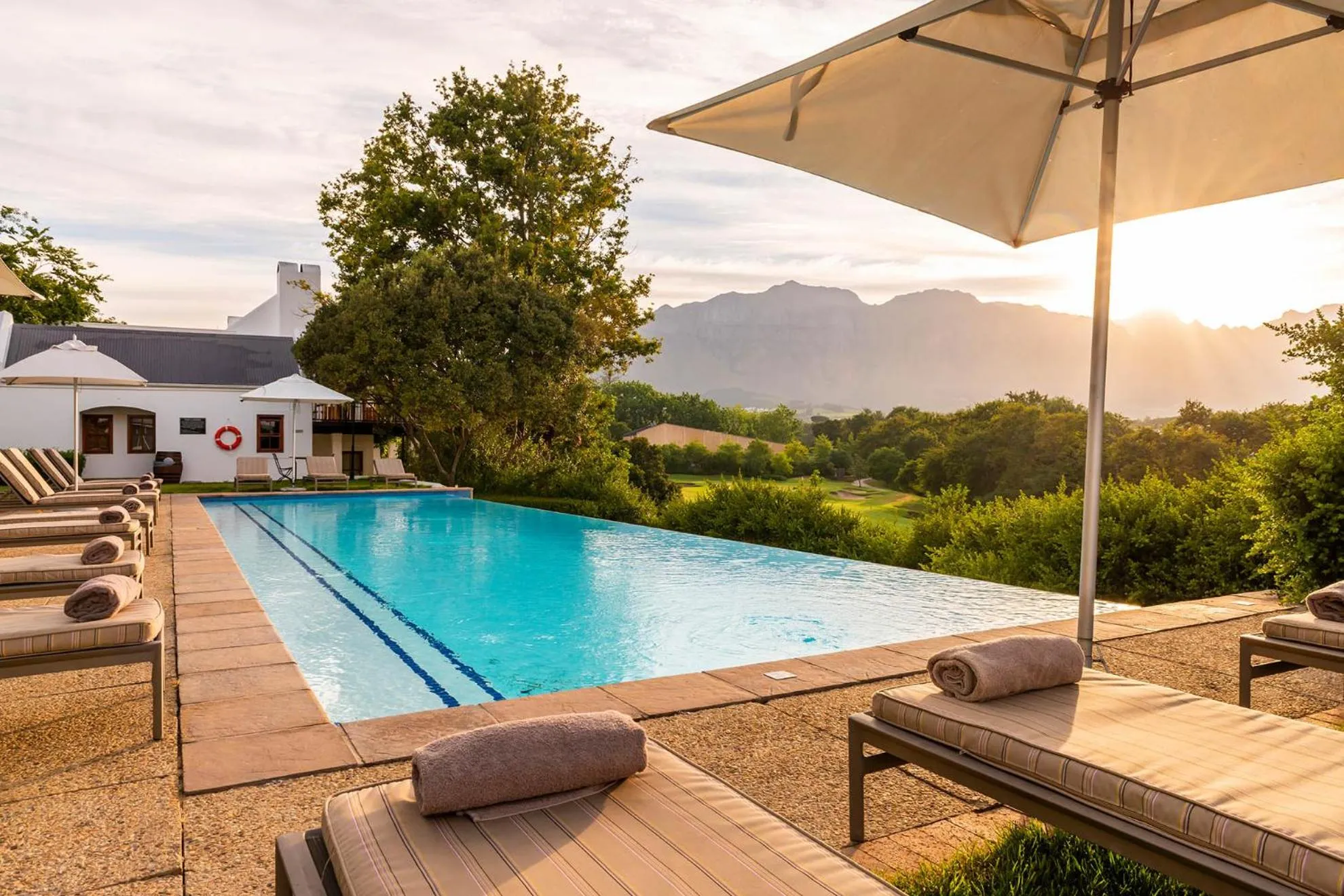 Swimming pool in De Zalze Lodge