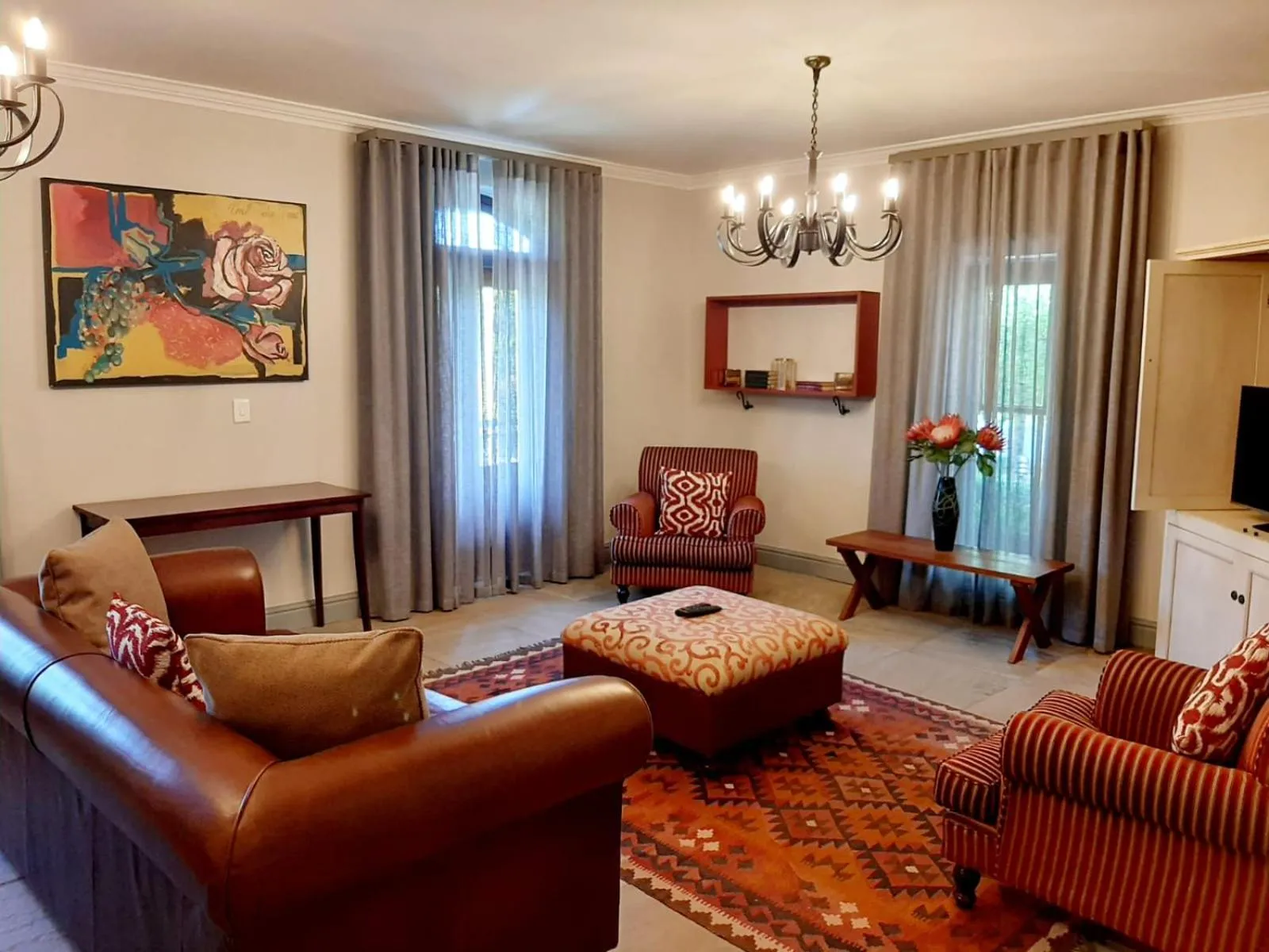 Living room in De Zalze Lodge