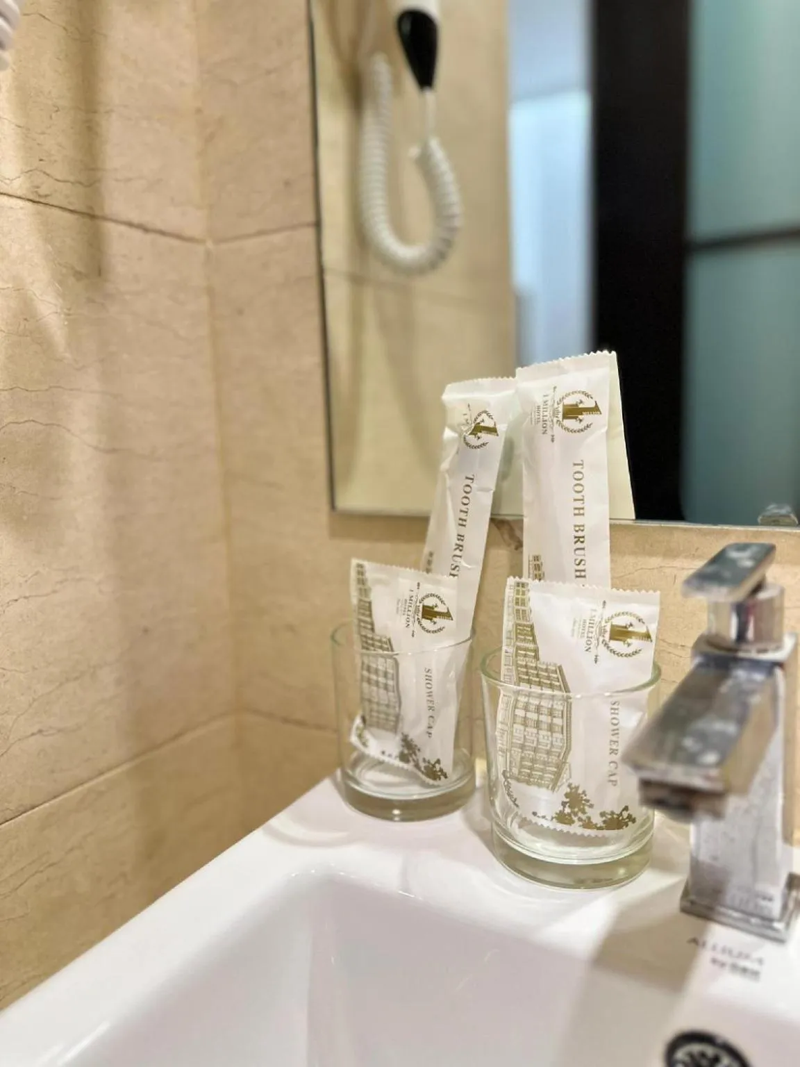 Bathroom in 1 Million Hotel