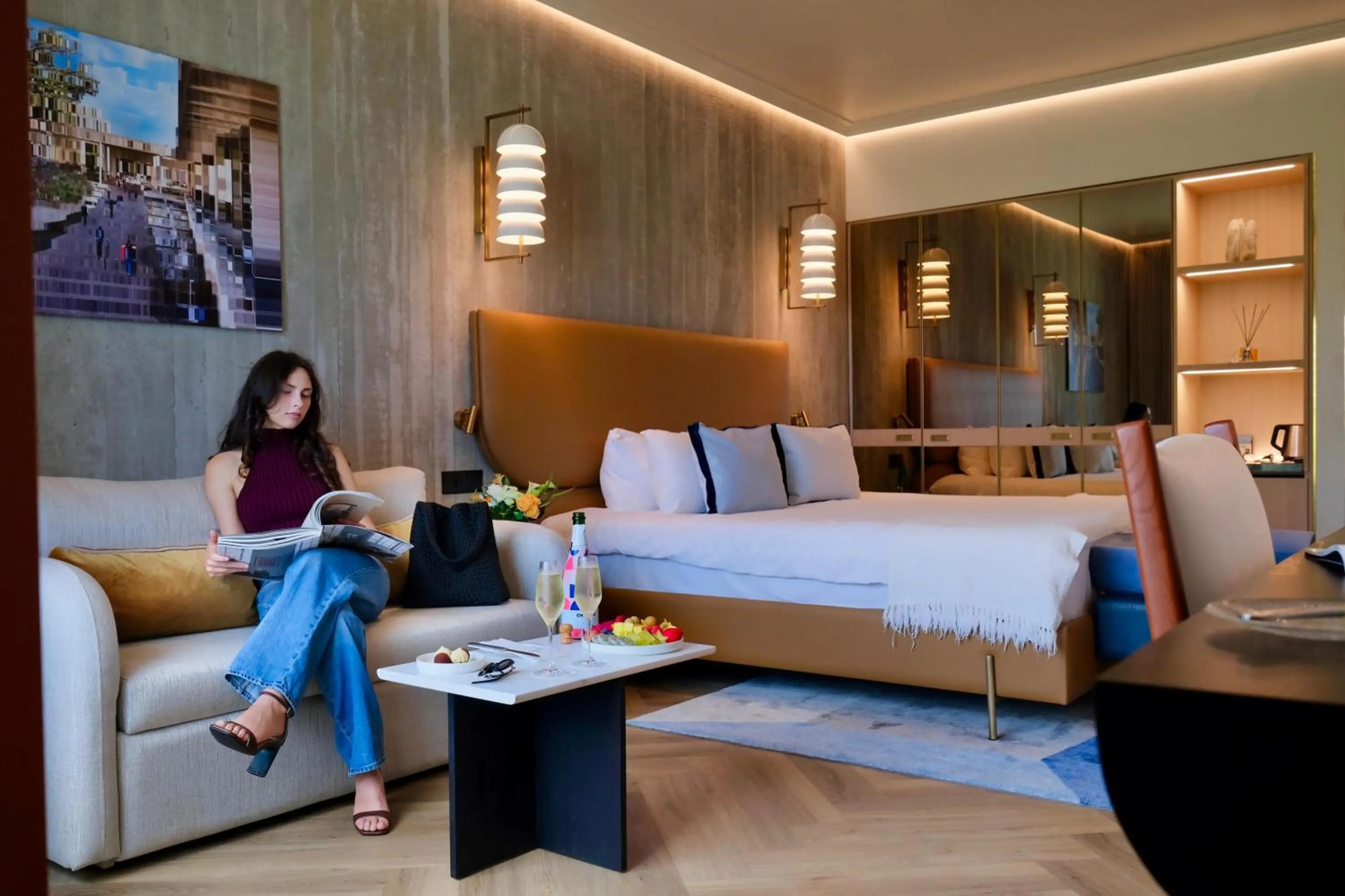 Bed in Carlton Tel Aviv Hotel – Luxury on the Beach