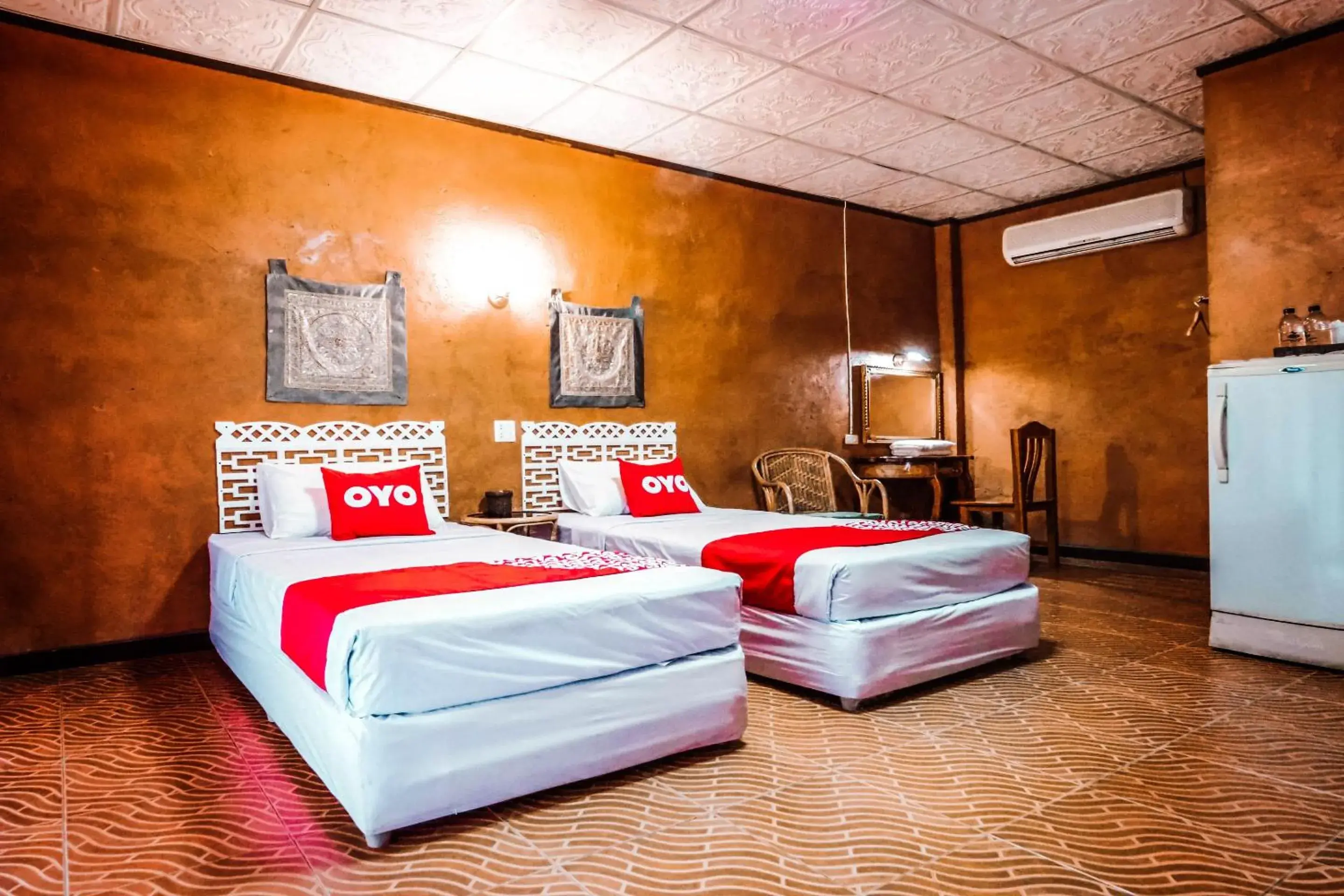 Deluxe Twin Room in OYO 490 Chiangsan Golden Land Resort2 Deluxe Twin Room in OYO 490 Chiangsan Golden Land Resort2