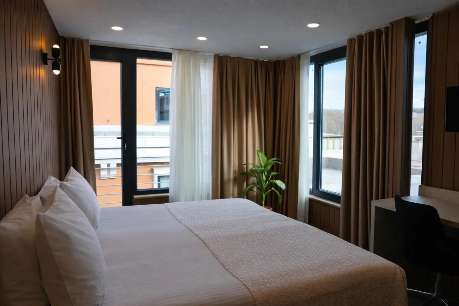 Bedroom, Bed in Hotel Evsen