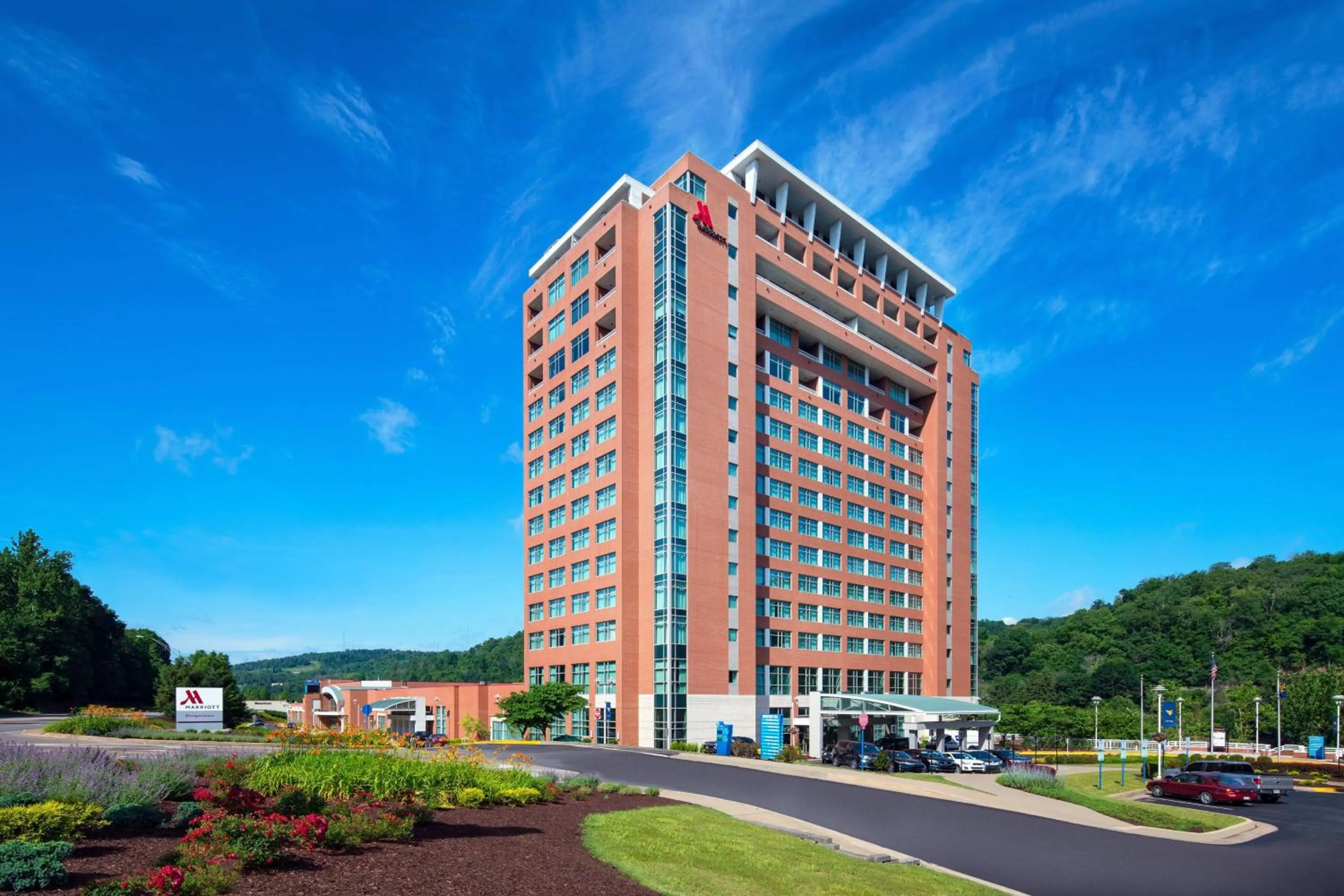 Property building in Morgantown Marriott at Waterfront Place