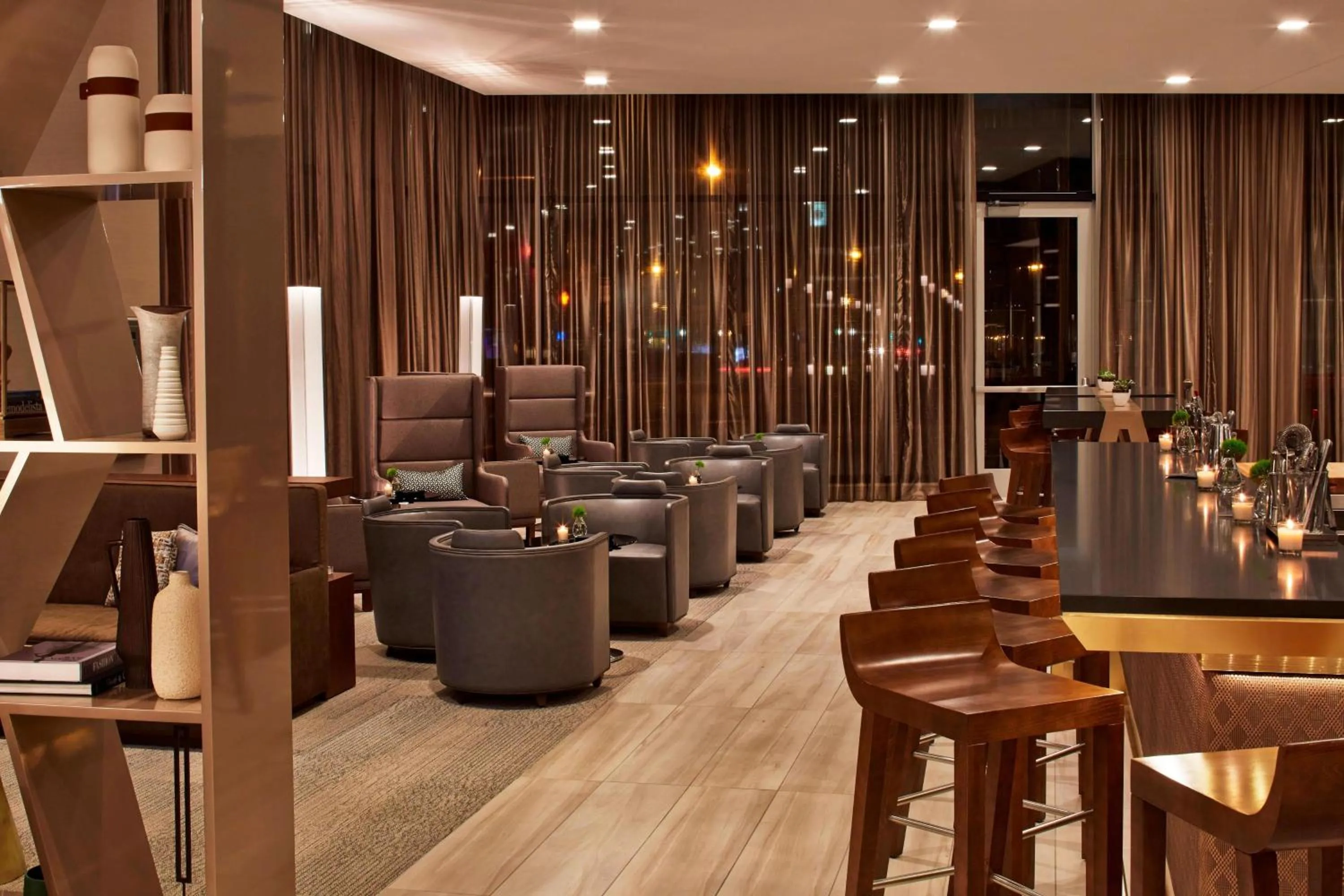 Lounge or bar in AC Hotel by Marriott Minneapolis Downtown