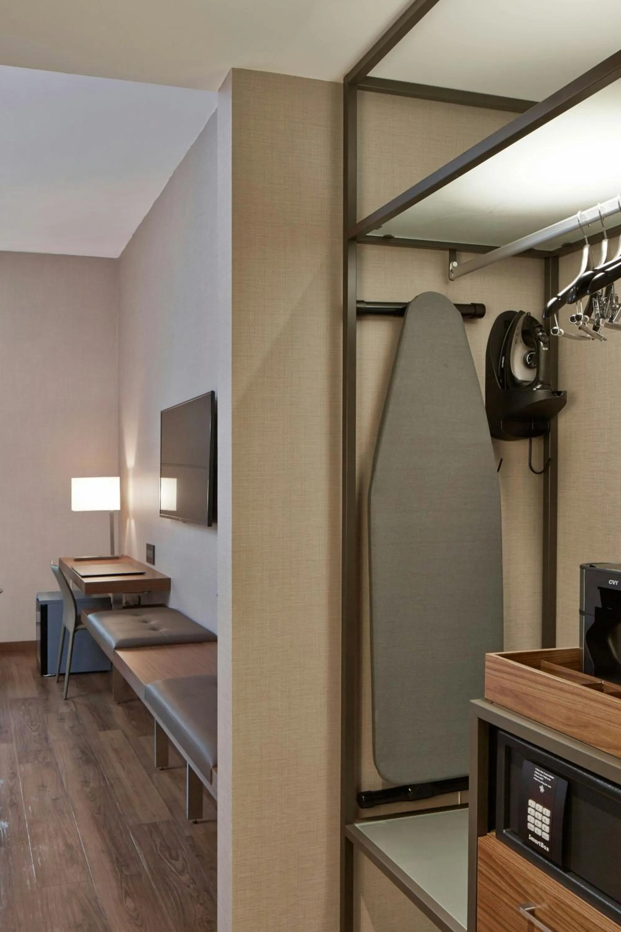 Photo of the whole room, Bed in AC Hotel by Marriott Minneapolis Downtown