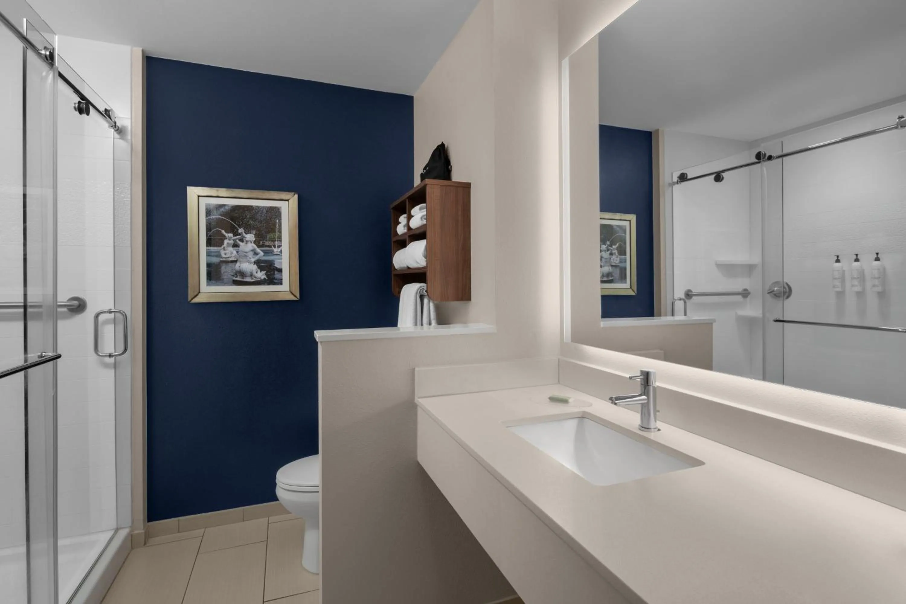 Bathroom in Fairfield Inn & Suites by Marriott Savannah Downtown Historic District