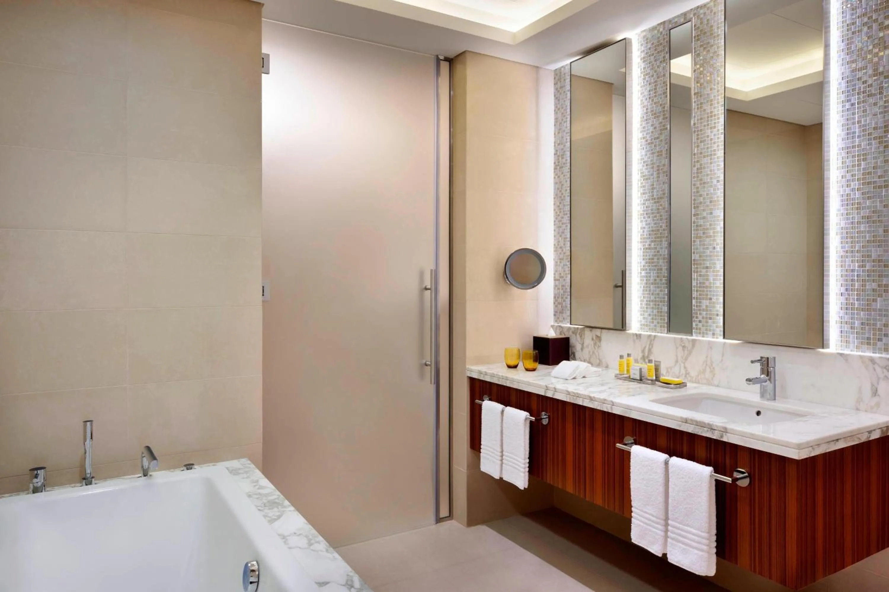 Bathroom in Marriott Hotel Downtown Abu Dhabi