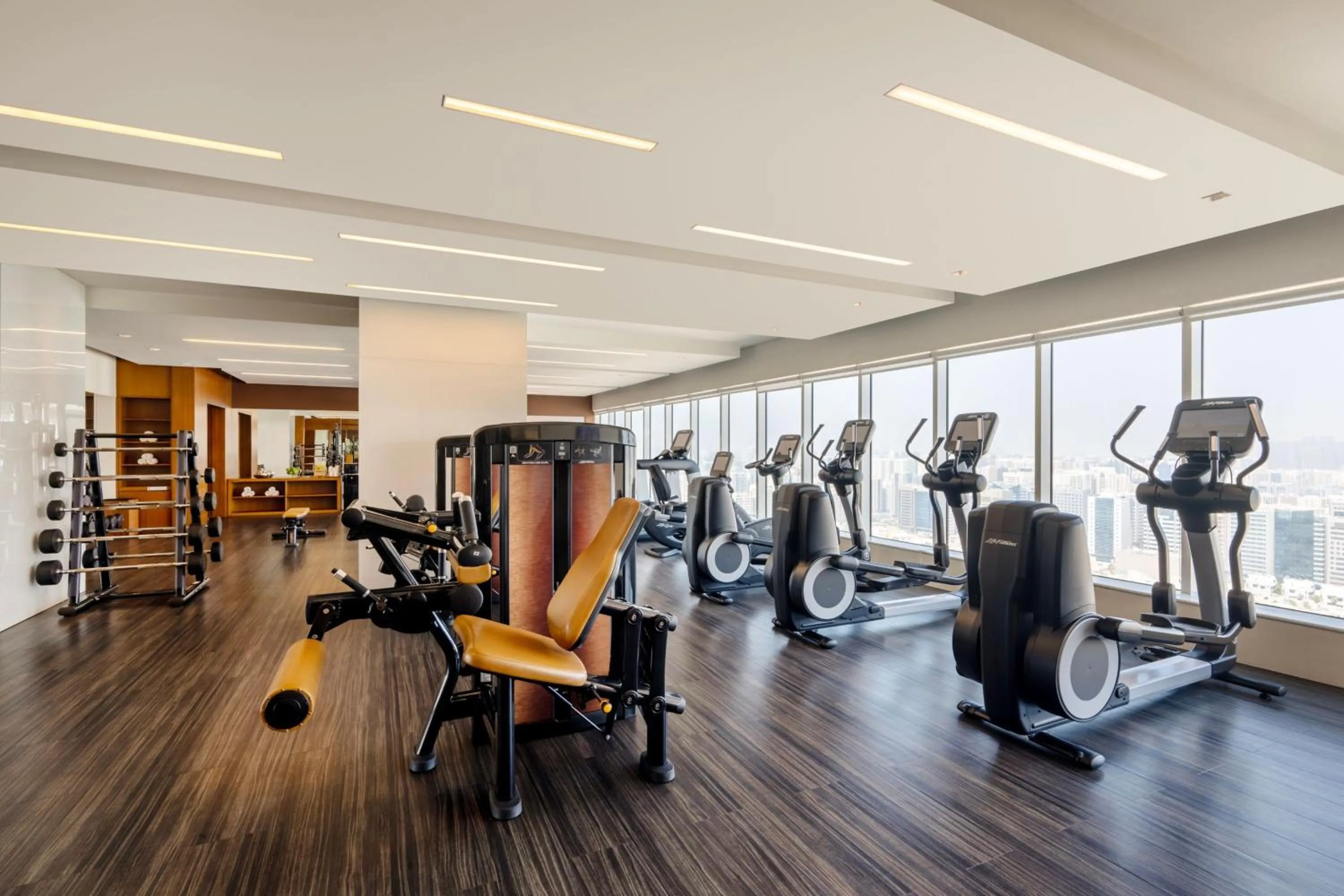 Fitness centre/facilities in Marriott Hotel Downtown Abu Dhabi