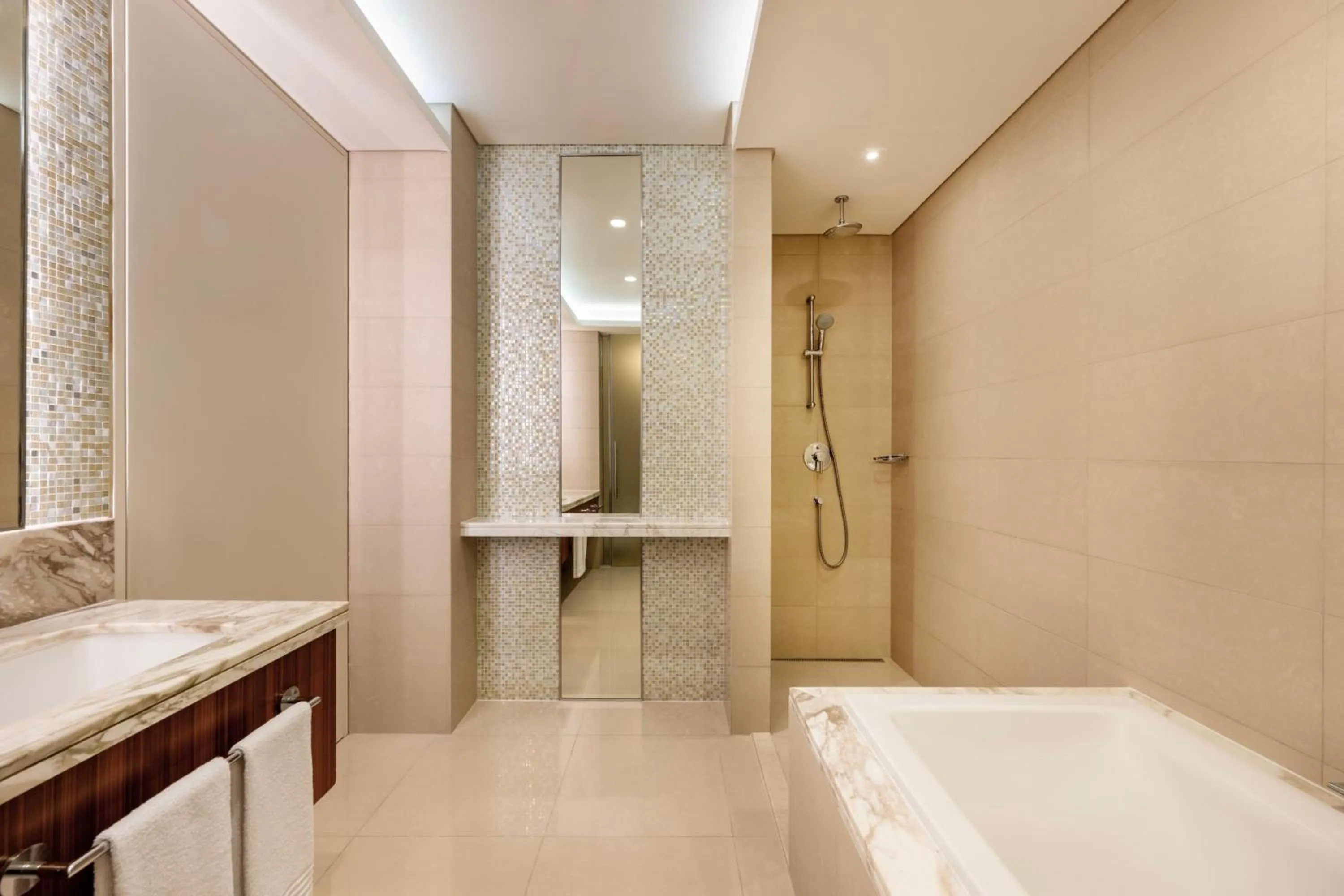 Bathroom in Marriott Hotel Downtown Abu Dhabi