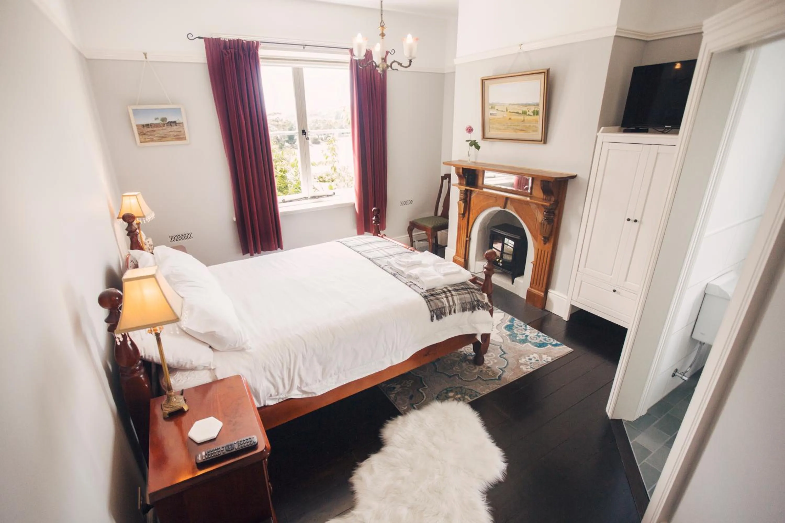 Bedroom in Boscobel of Tasmania