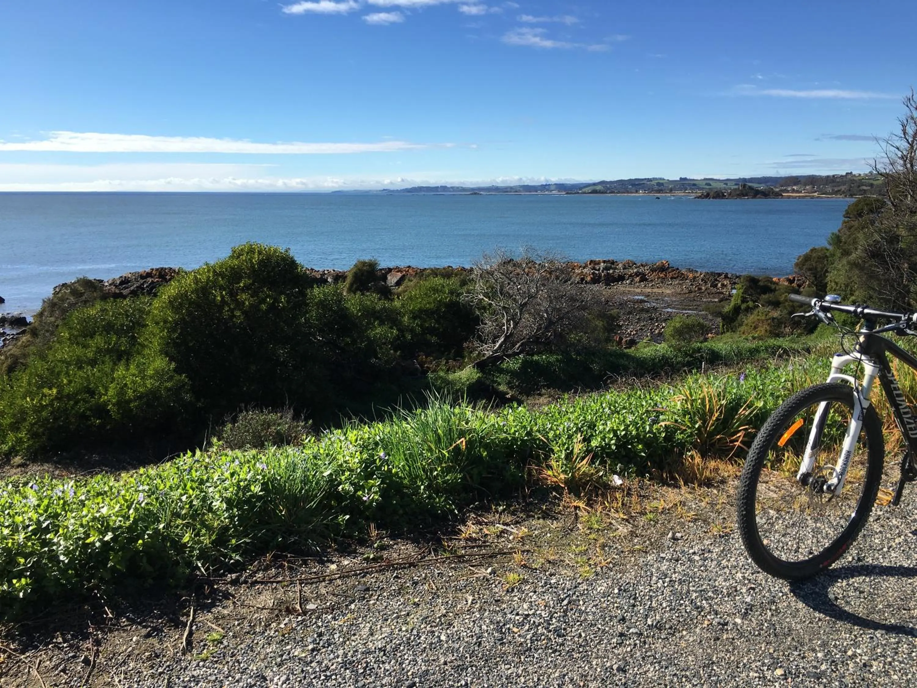 Cycling in Boscobel of Tasmania