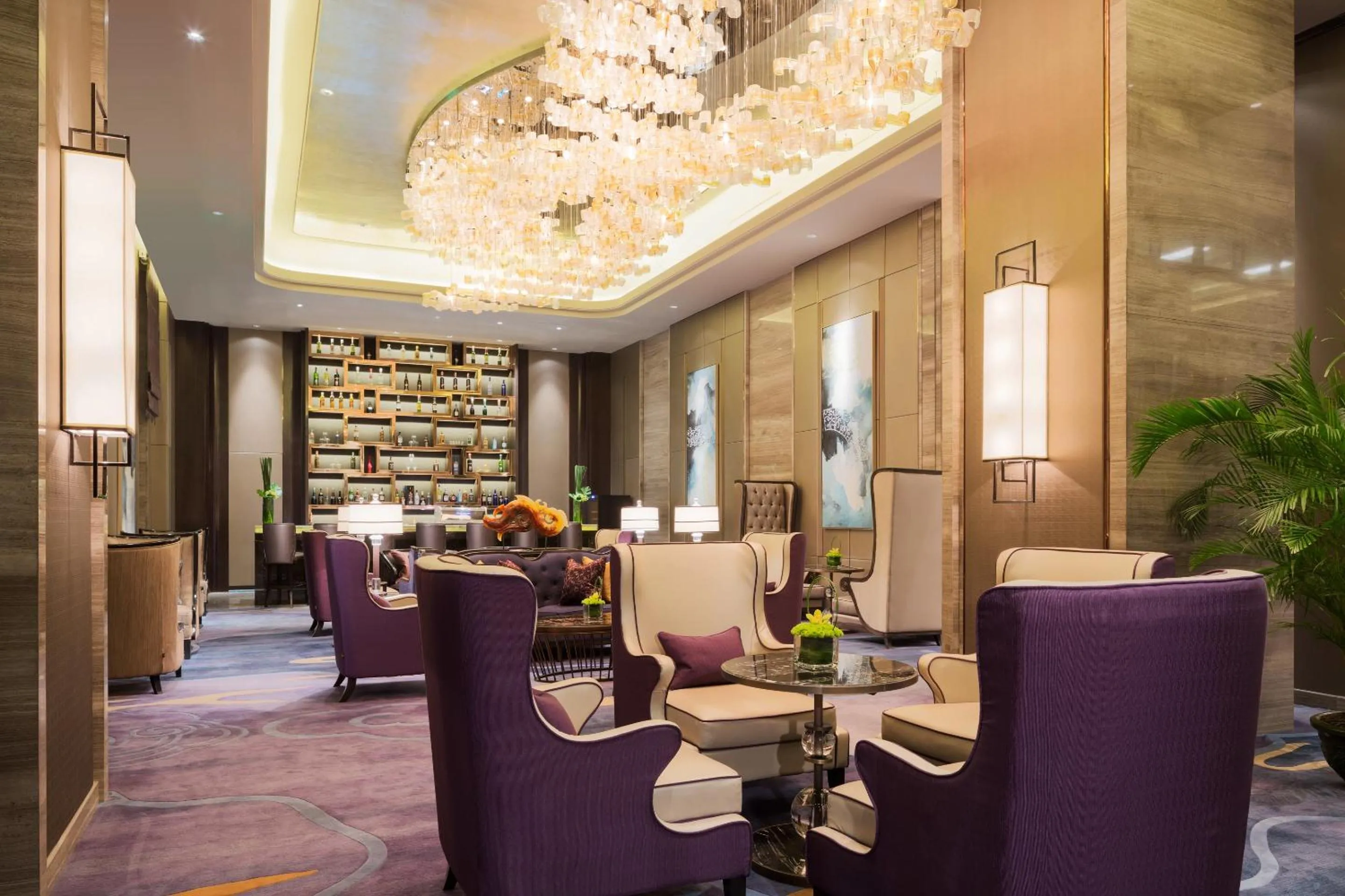 Lounge or bar in Wanda Realm Jingzhou