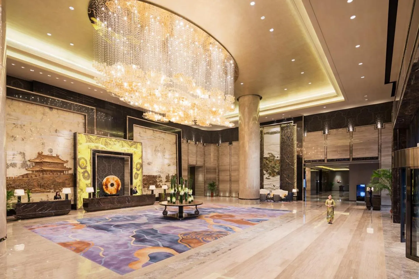 Lobby or reception in Wanda Realm Jingzhou