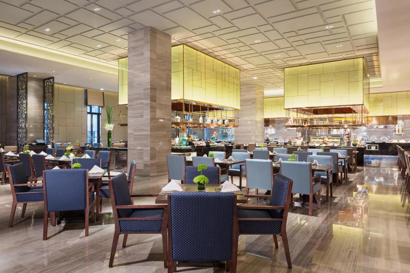 Dining area in Wanda Realm Jingzhou