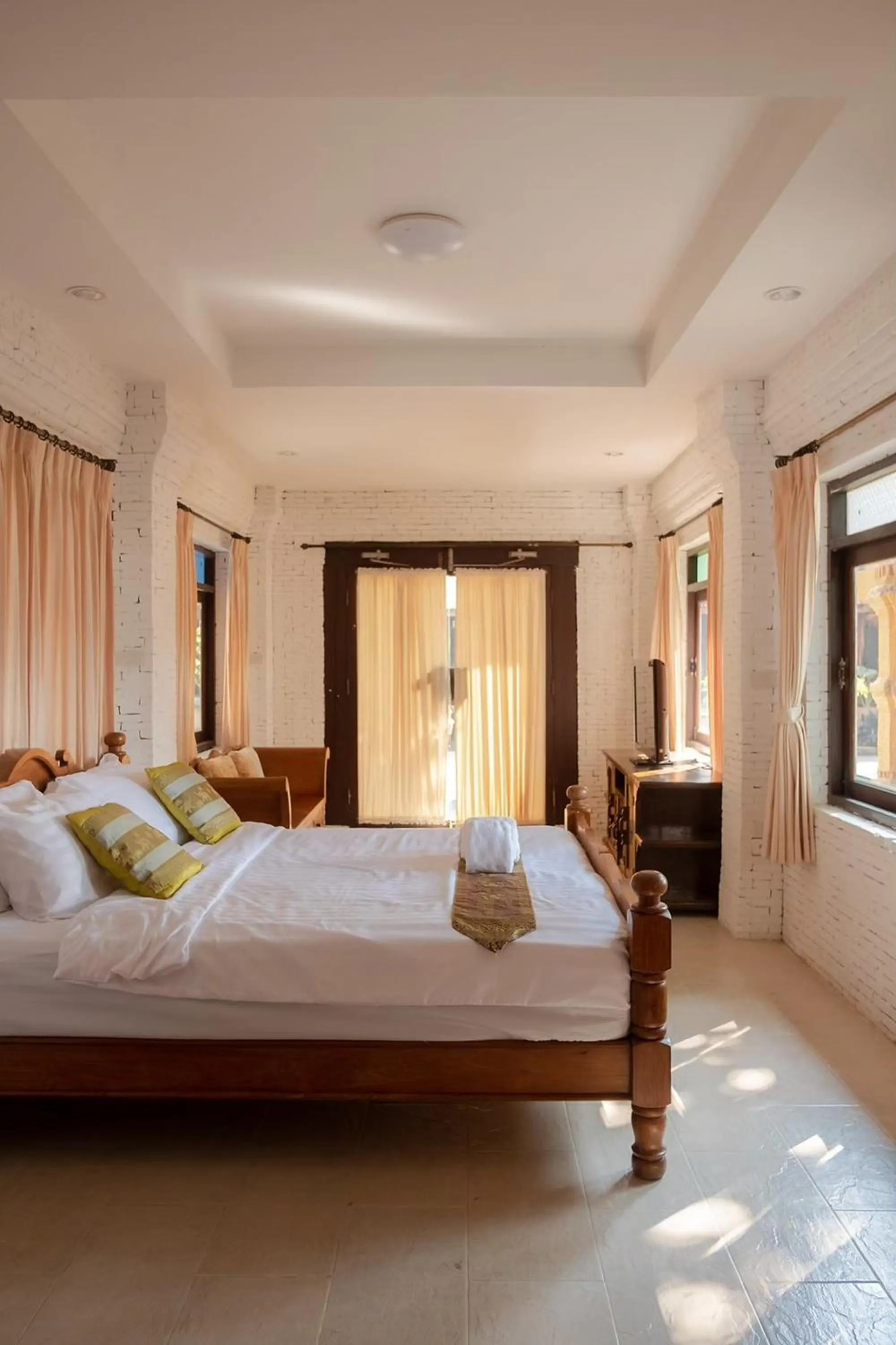 Bed in Baan Tawai Lanna Resort