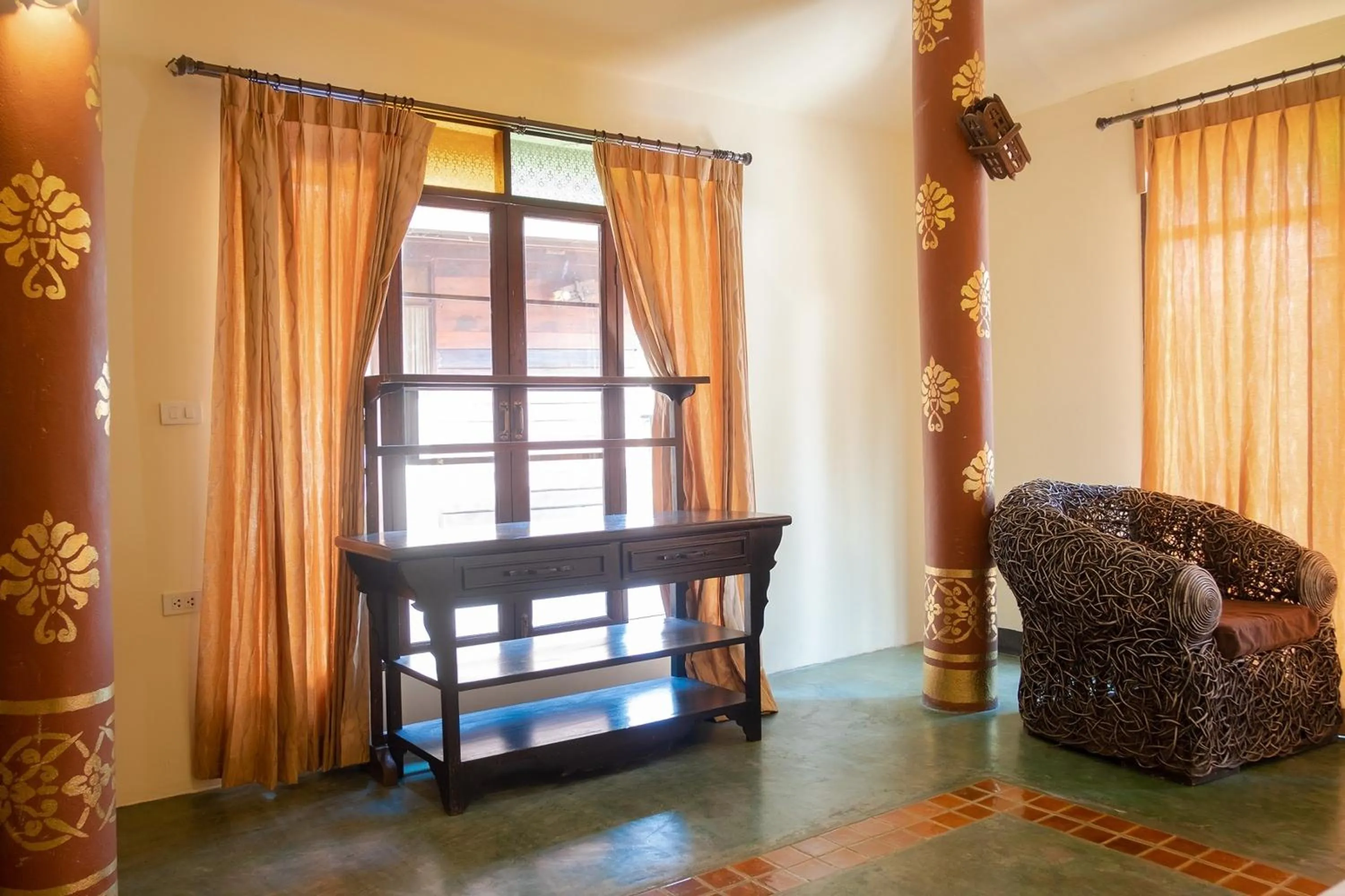 Living room in Baan Tawai Lanna Resort