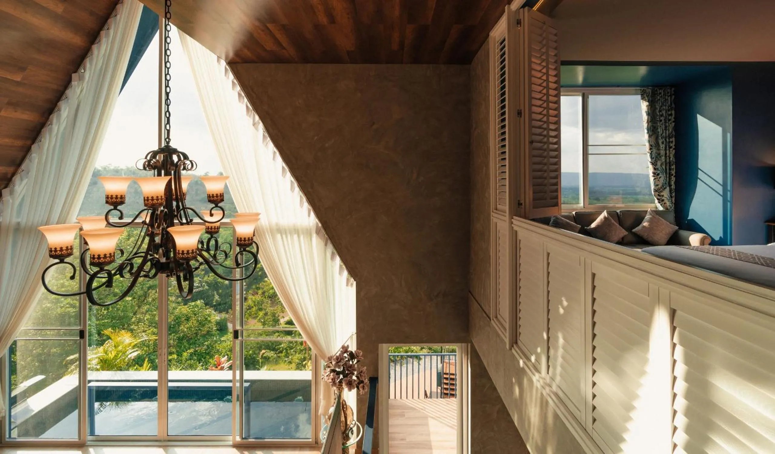 Living room in Monte Vista Chalet Khaoyai