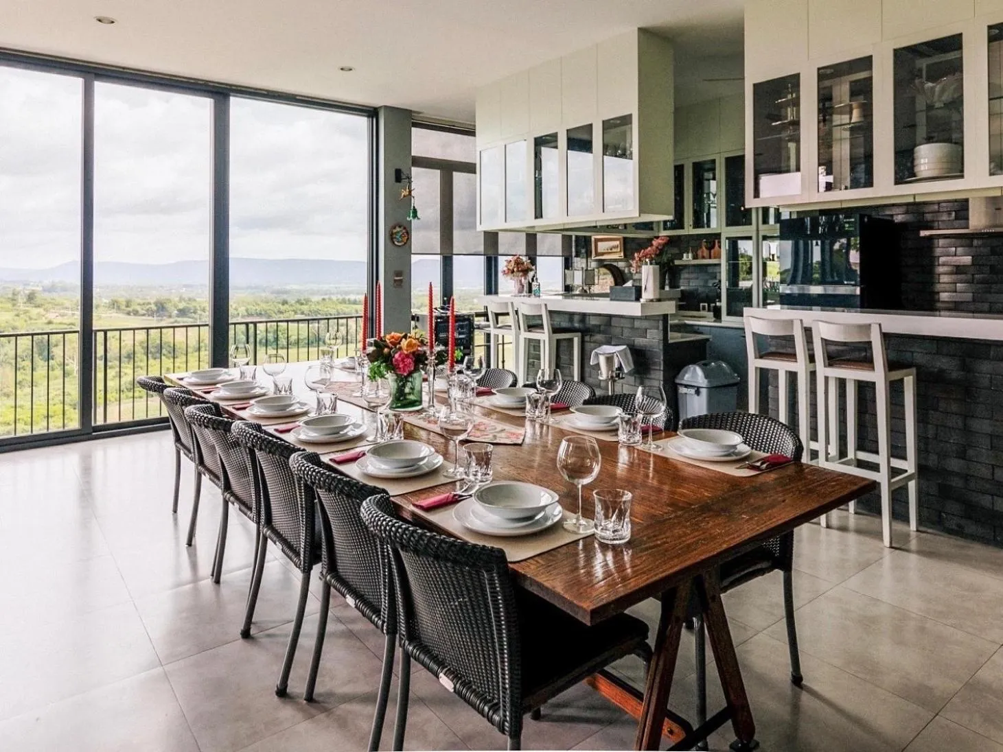 Dining area in Monte Vista Chalet Khaoyai
