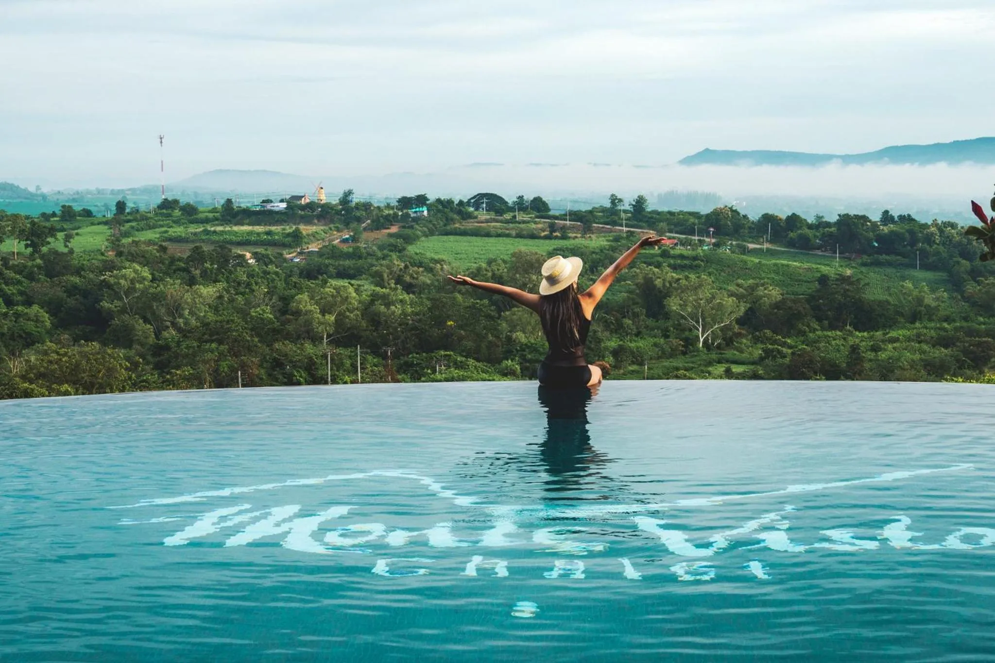 Swimming pool in Monte Vista Chalet Khaoyai