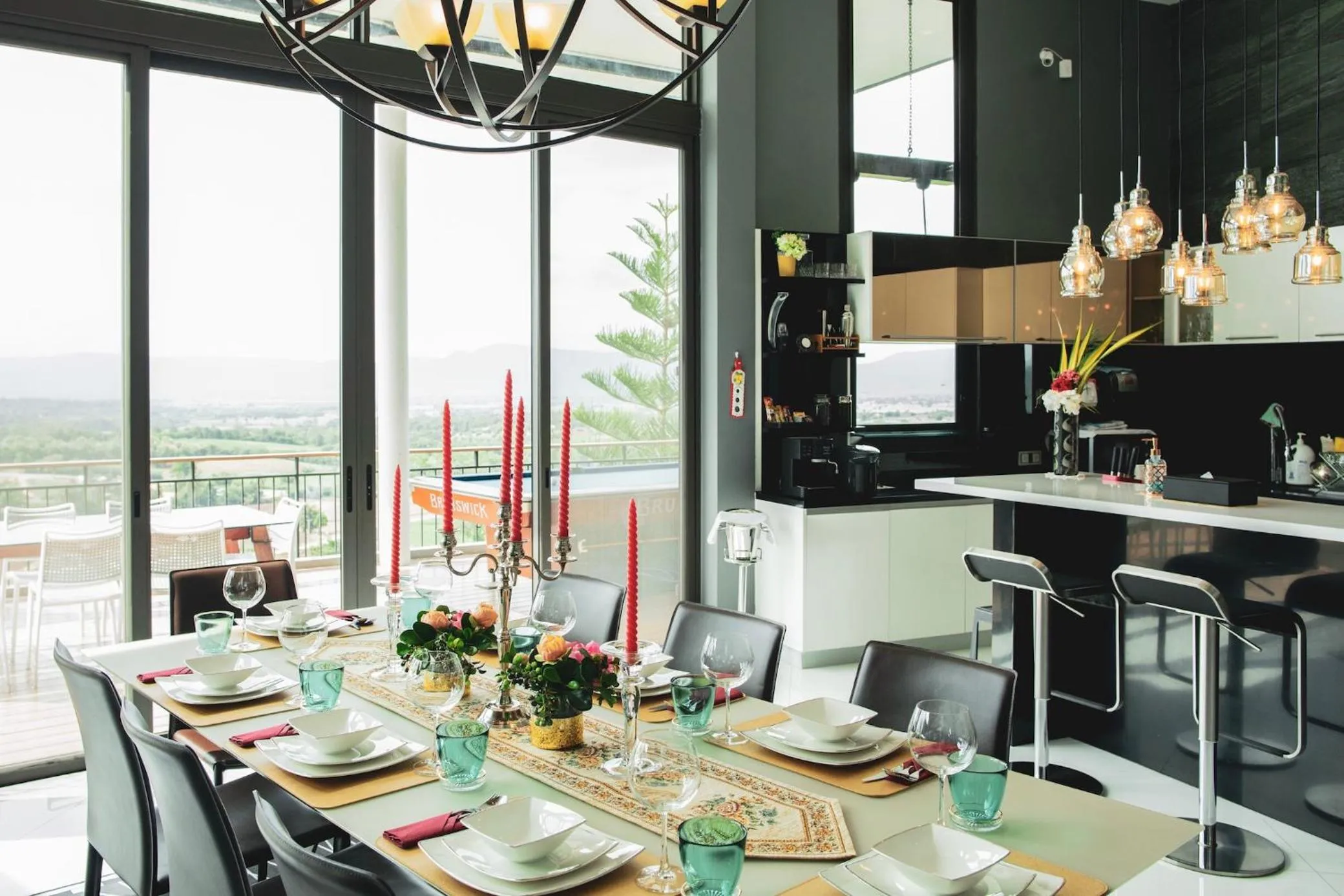 Dining area in Monte Vista Chalet Khaoyai