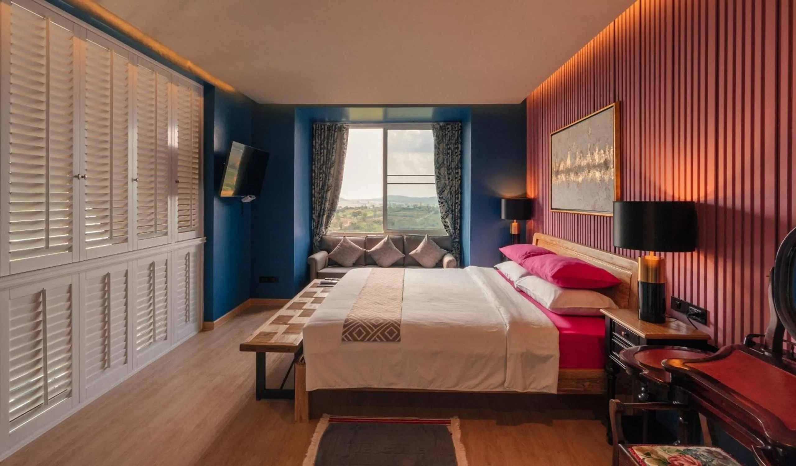 Bed in Monte Vista Chalet Khaoyai