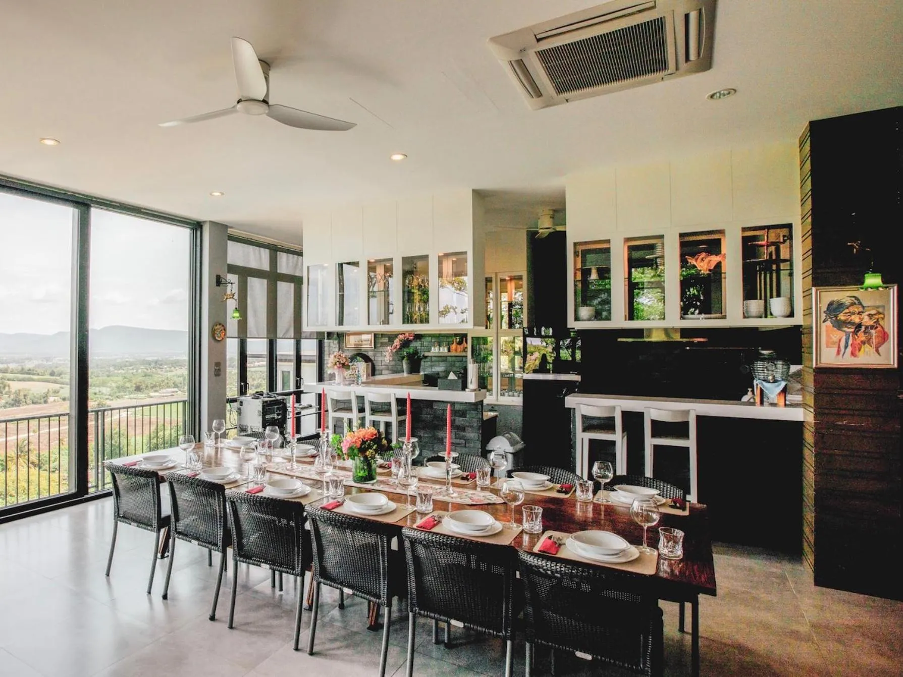 Living room in Monte Vista Chalet Khaoyai