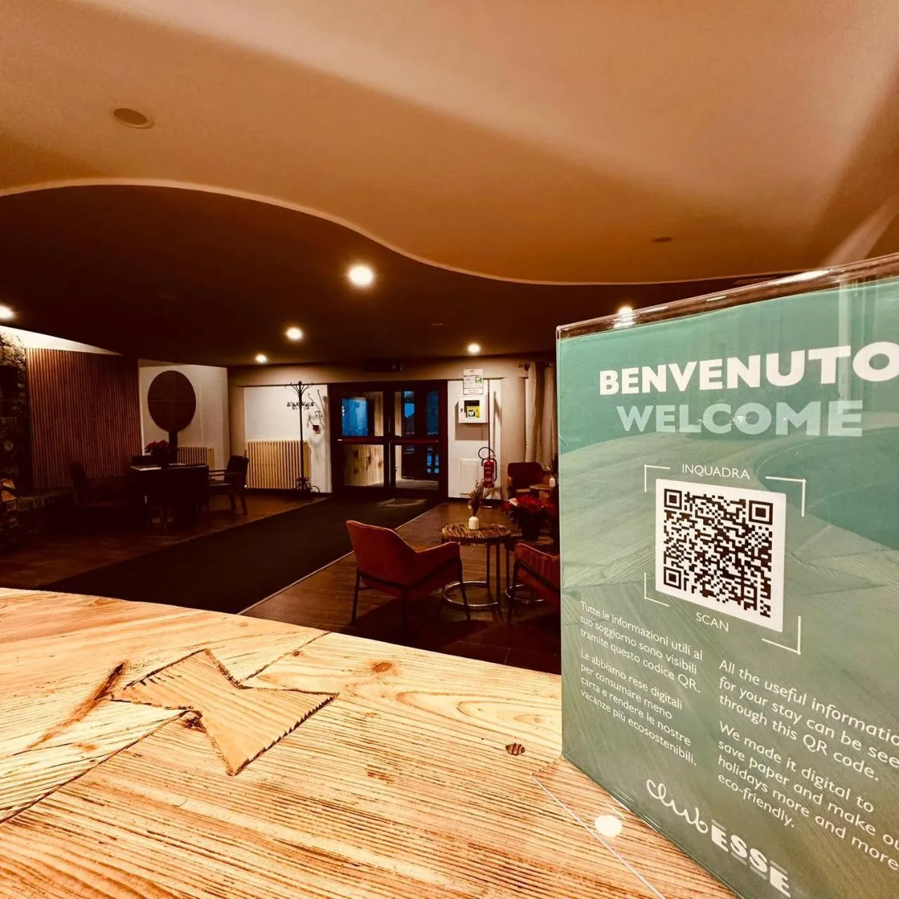 Lobby or reception in Club Esse Pila 2000