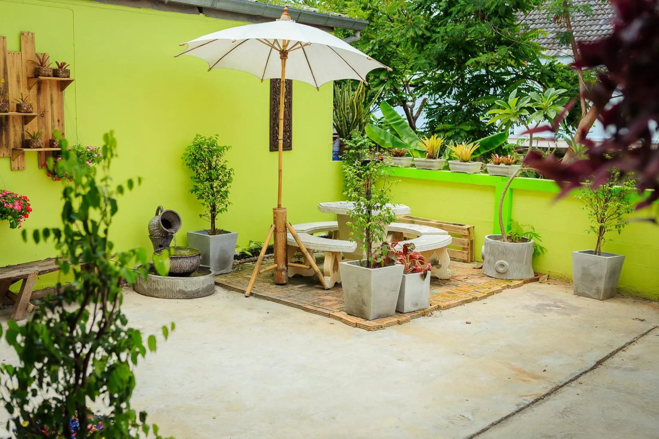 Garden in Malai Place Lampang