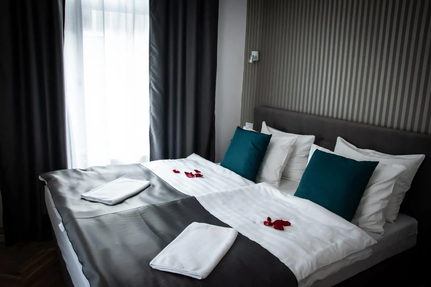 Bed in Heritage Hotel Petrakija