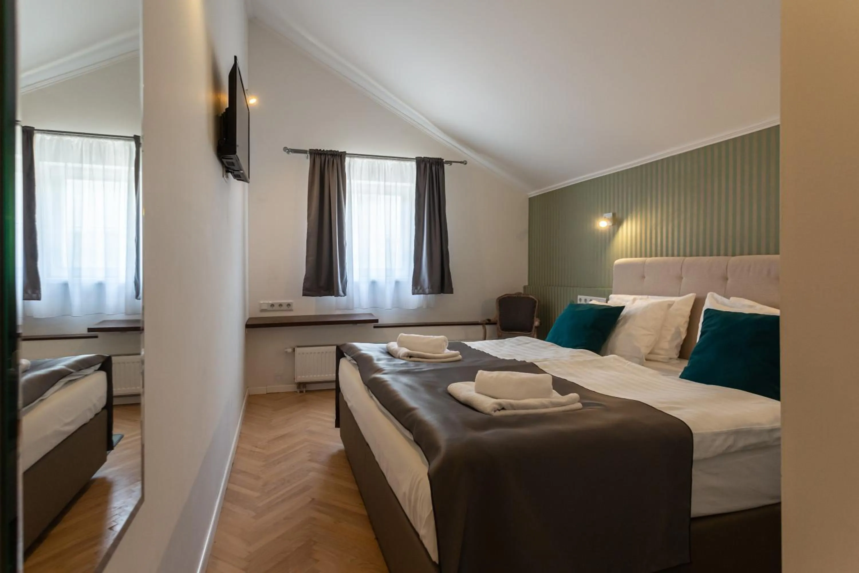 Photo of the whole room, Bed in Heritage Hotel Petrakija