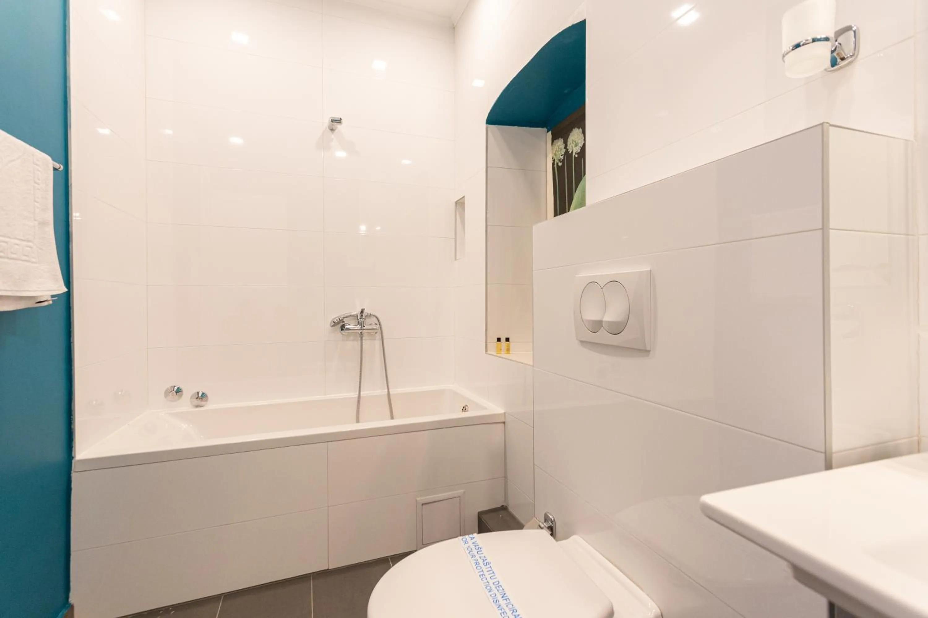 Bathroom in Heritage Hotel Petrakija