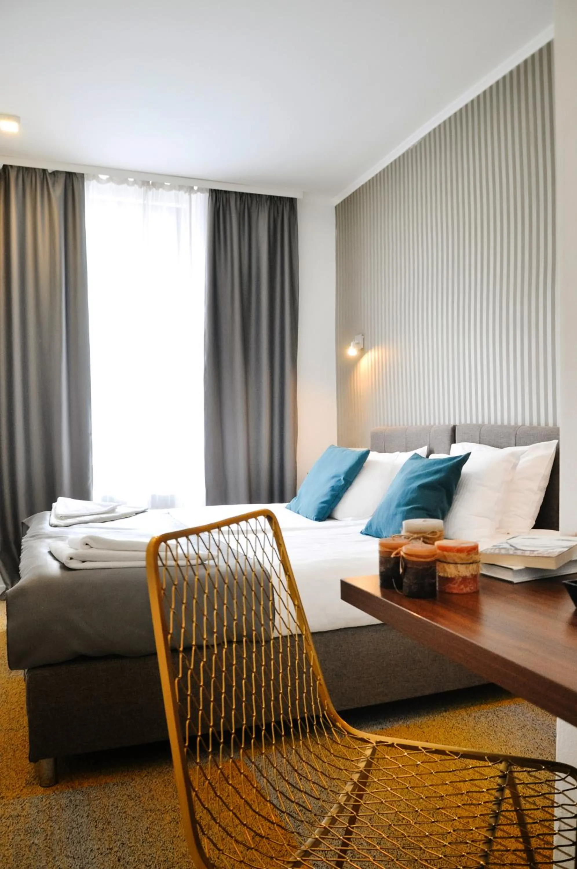 Bed in Heritage Hotel Petrakija