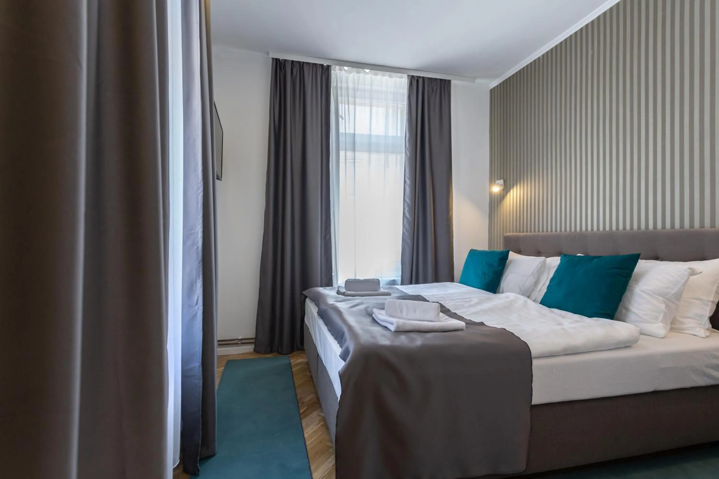 Bed in Heritage Hotel Petrakija