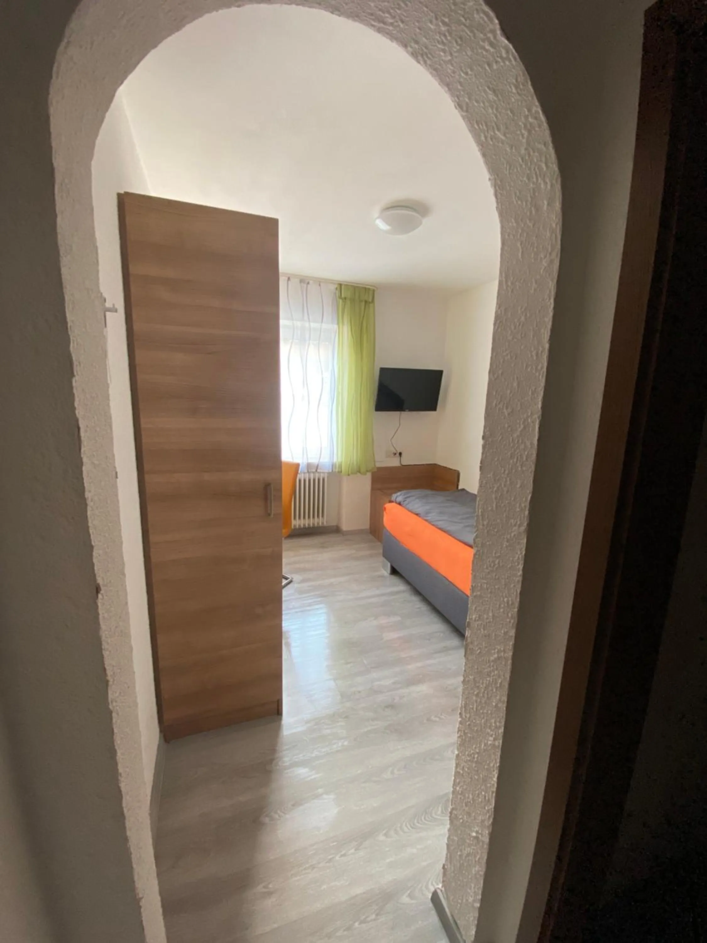 Photo of the whole room, Bed in Hotel M&S garni