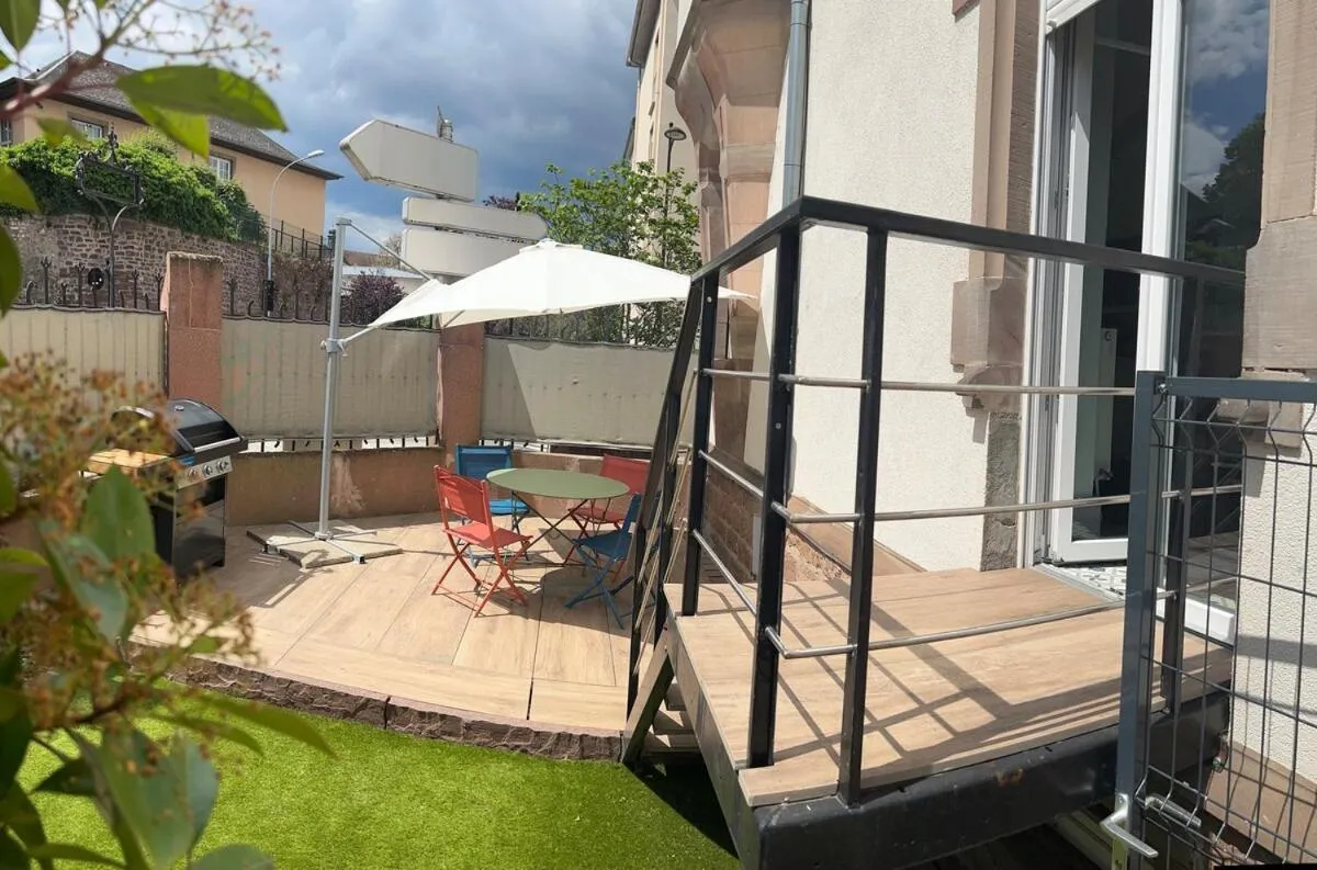 Garden in Colmar Apartment