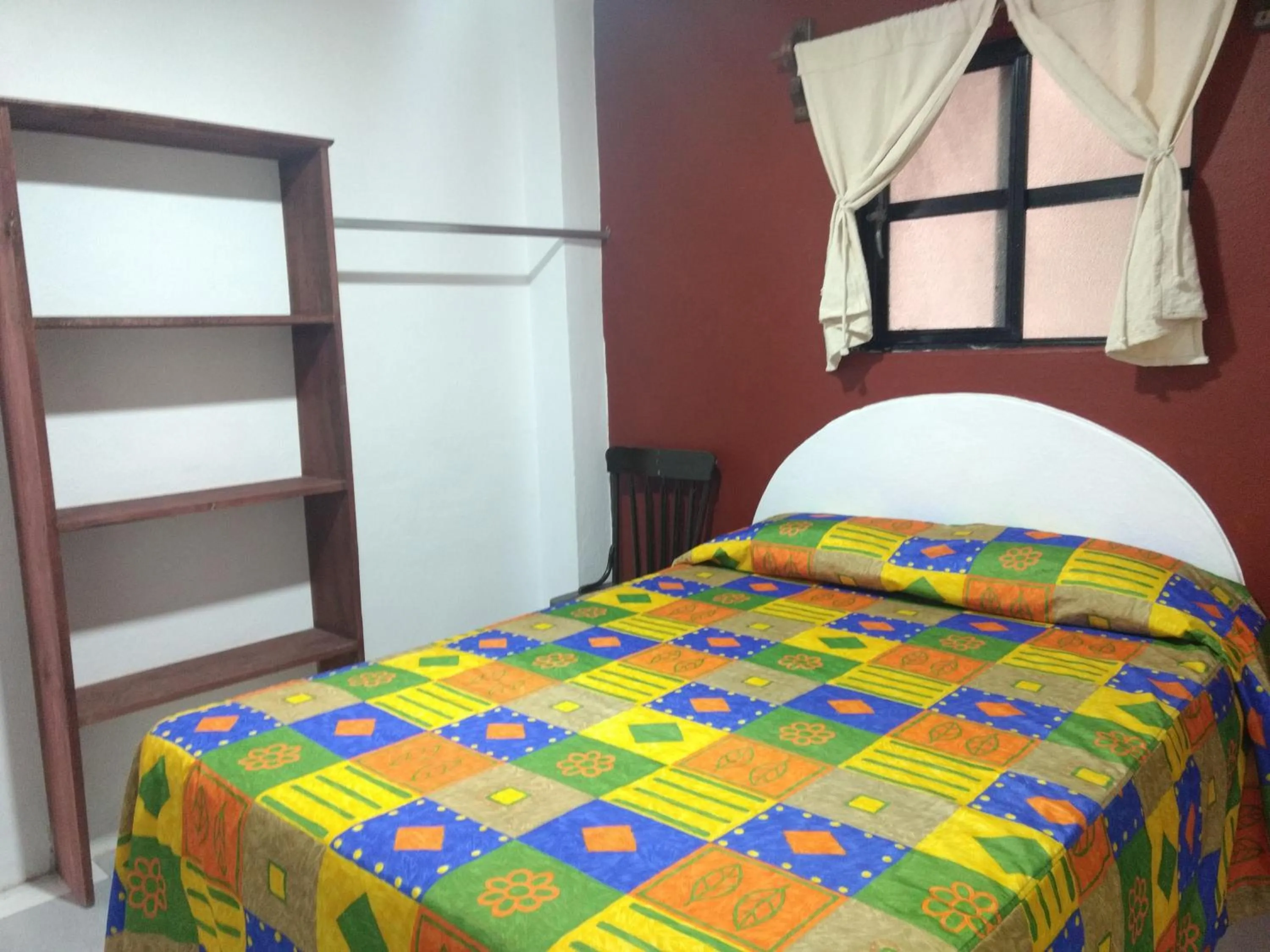 Bed in Hotel Hacienda Morales.