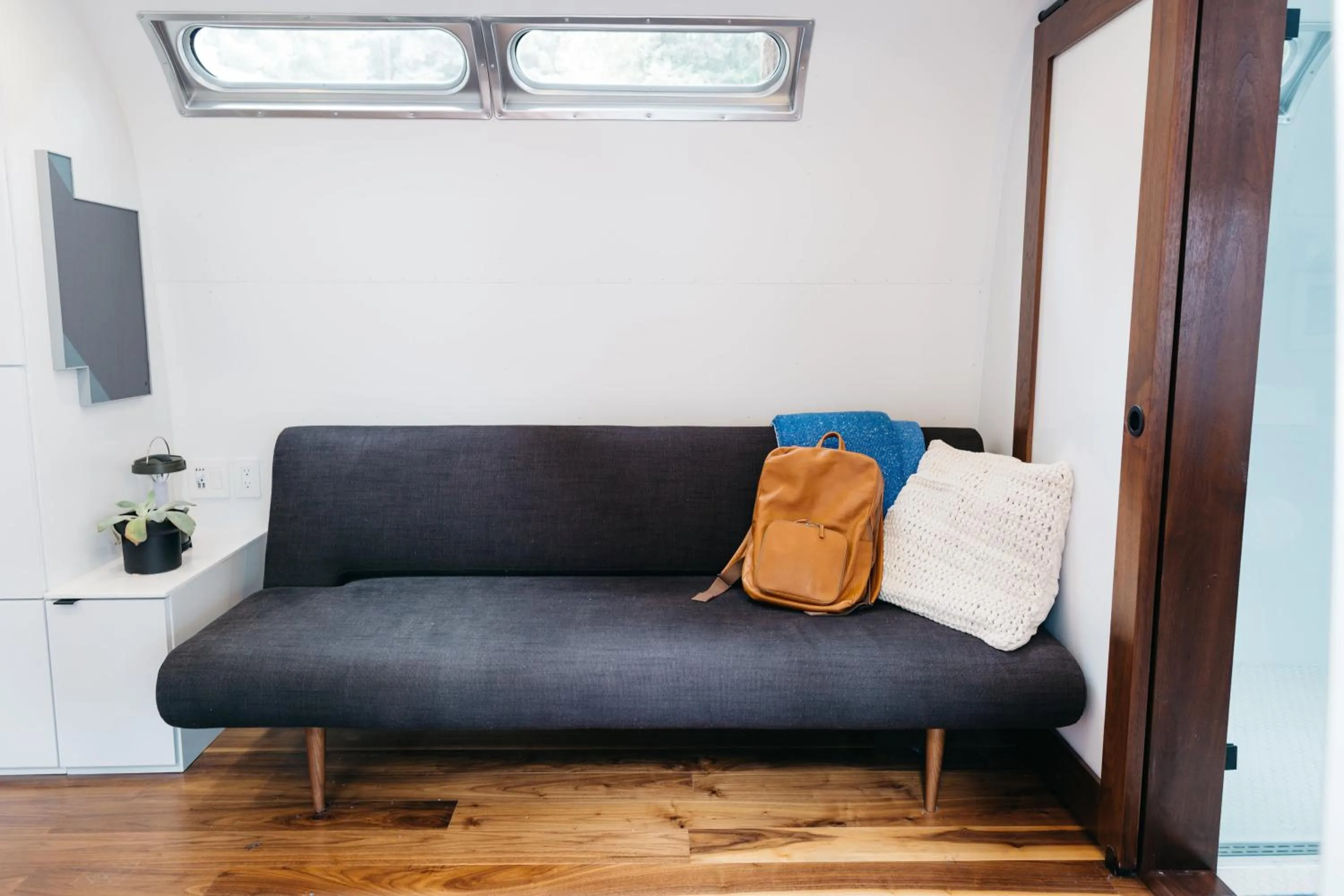 Living room in AutoCamp Sonoma