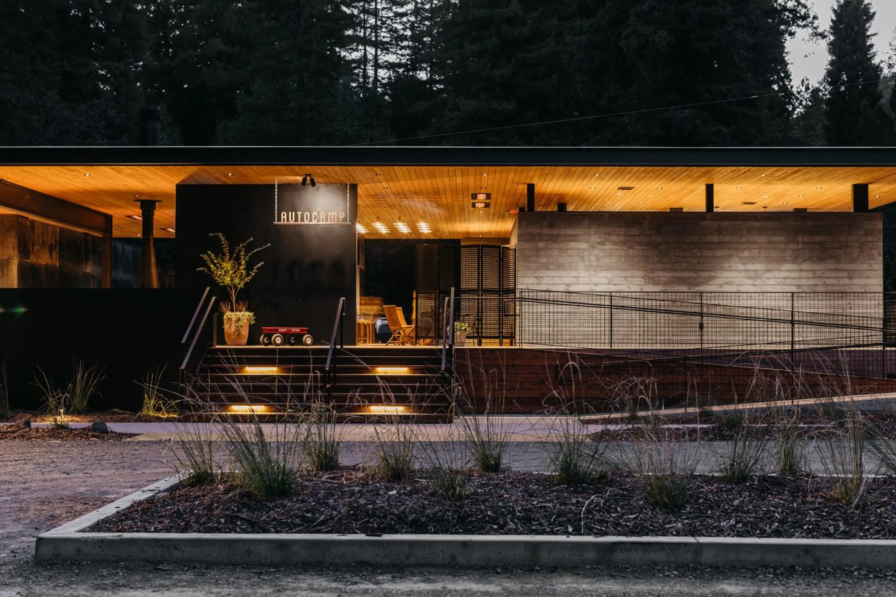 Property building in AutoCamp Sonoma