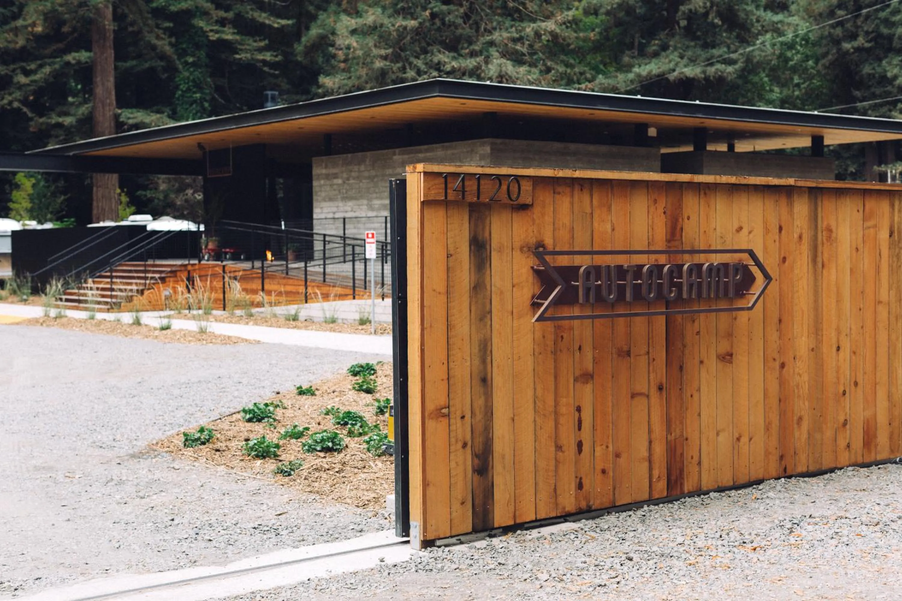 Property building in AutoCamp Sonoma