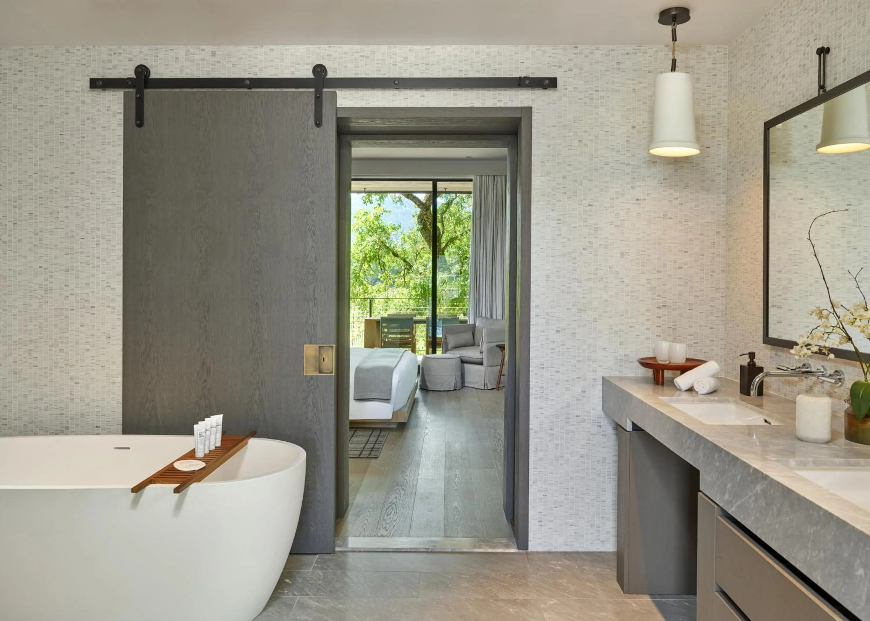 Bathroom in Alila Napa Valley, a Hyatt Resort