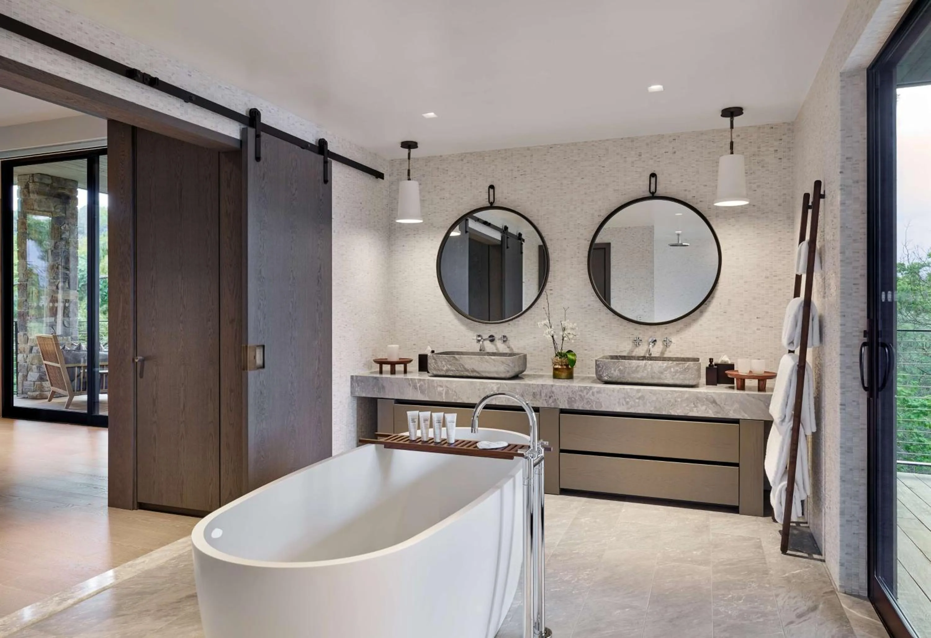 Bathroom in Alila Napa Valley, a Hyatt Resort