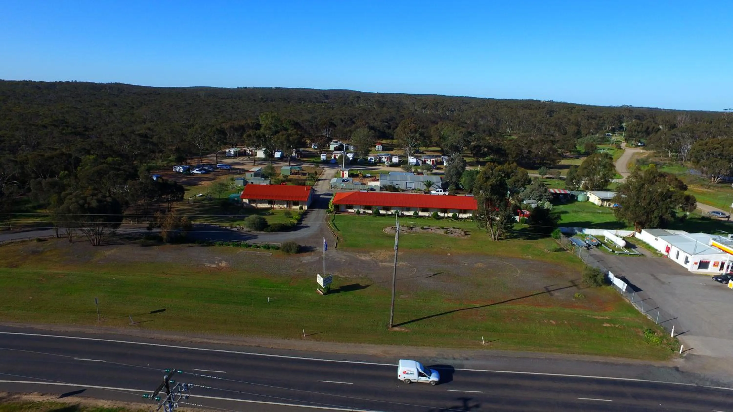 Bird's eye view in Inglewood Motel and Caravan Park Victoria