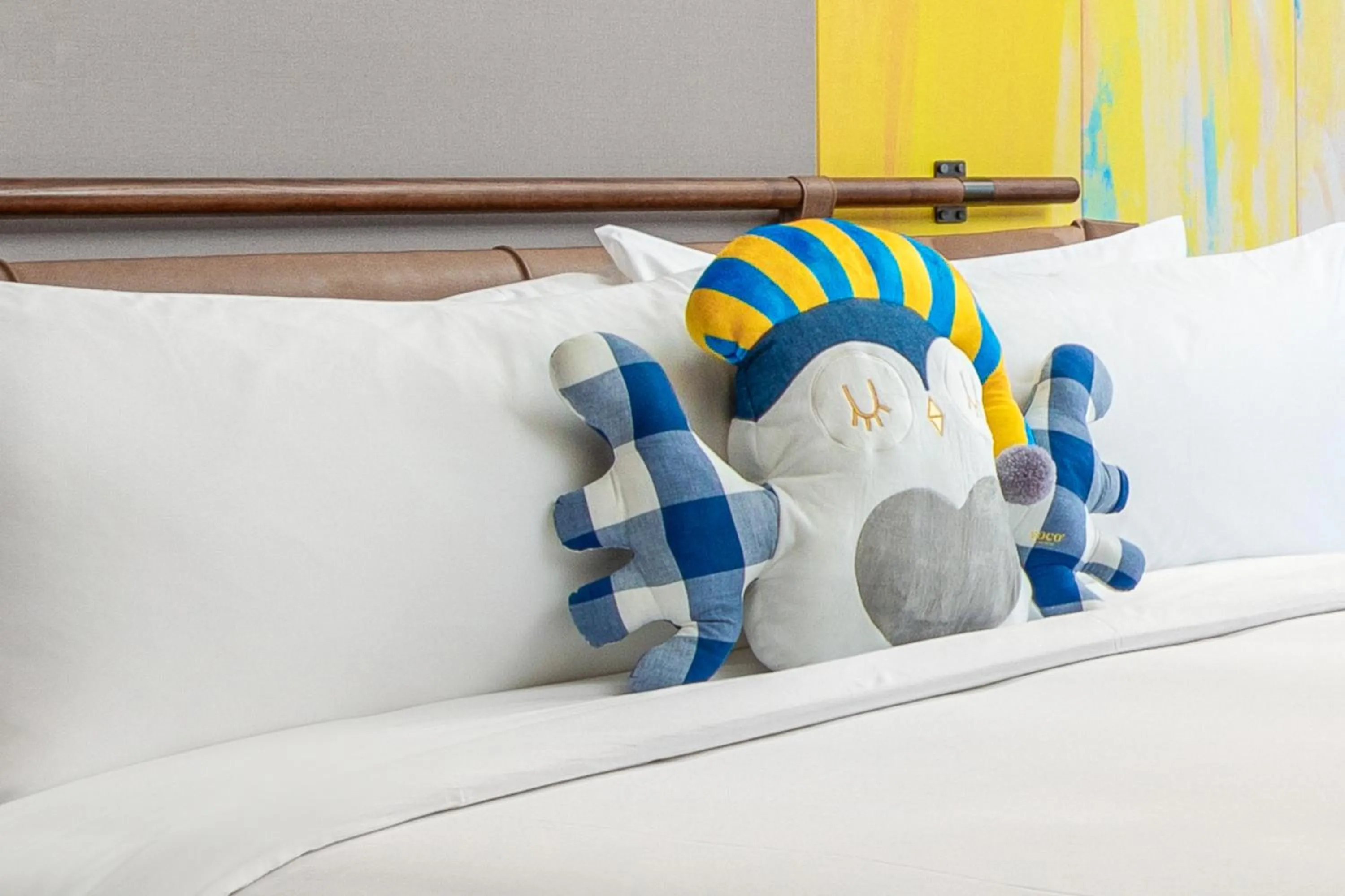 Decorative detail, Bed in voco Shanghai Zhangjiang by IHG