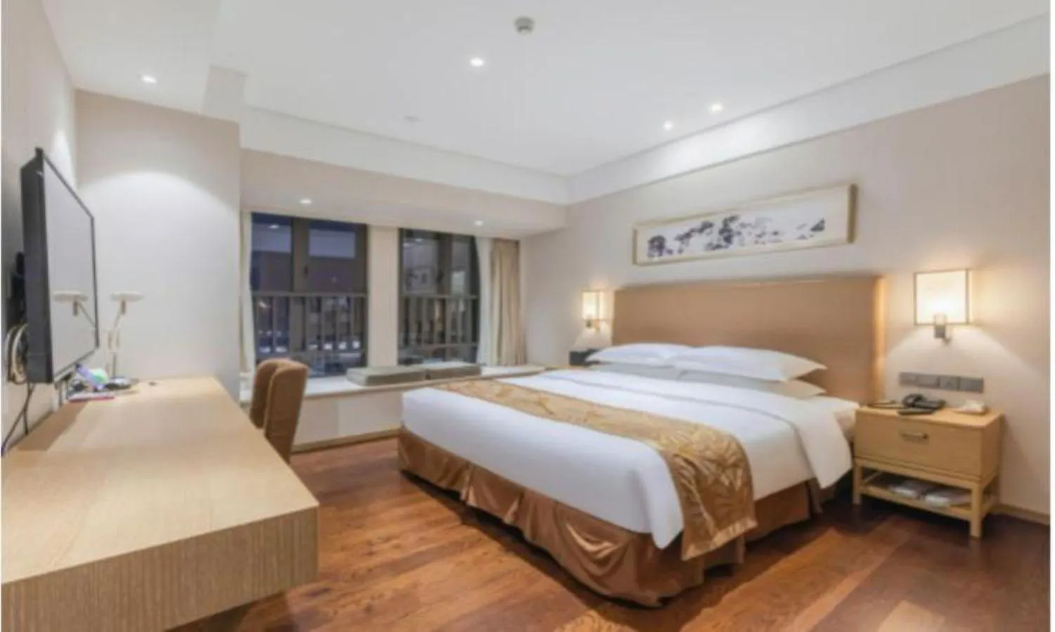 Bedroom, Bed in Somerset Yangtze River Chongqing